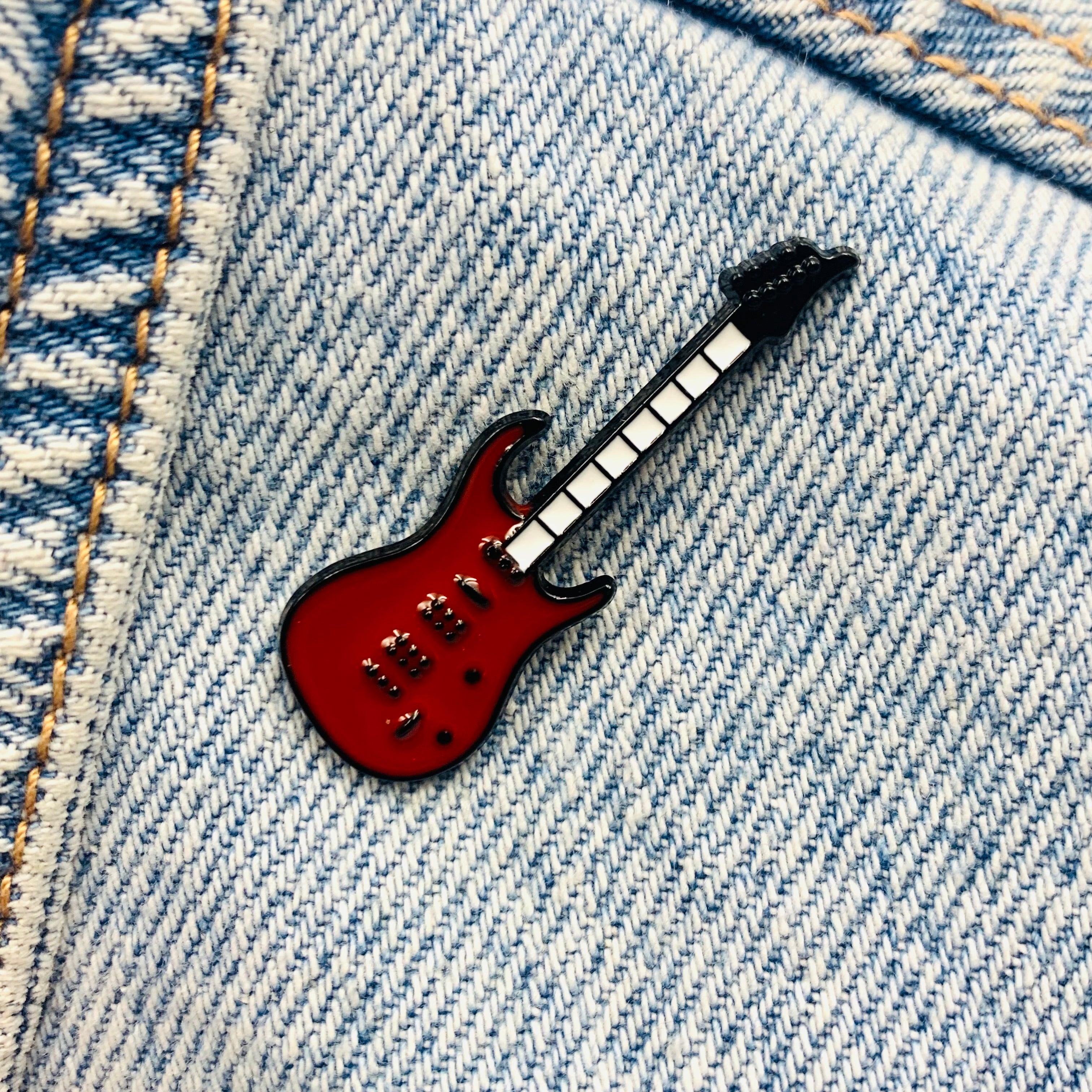 Gitarren Emaille Pins