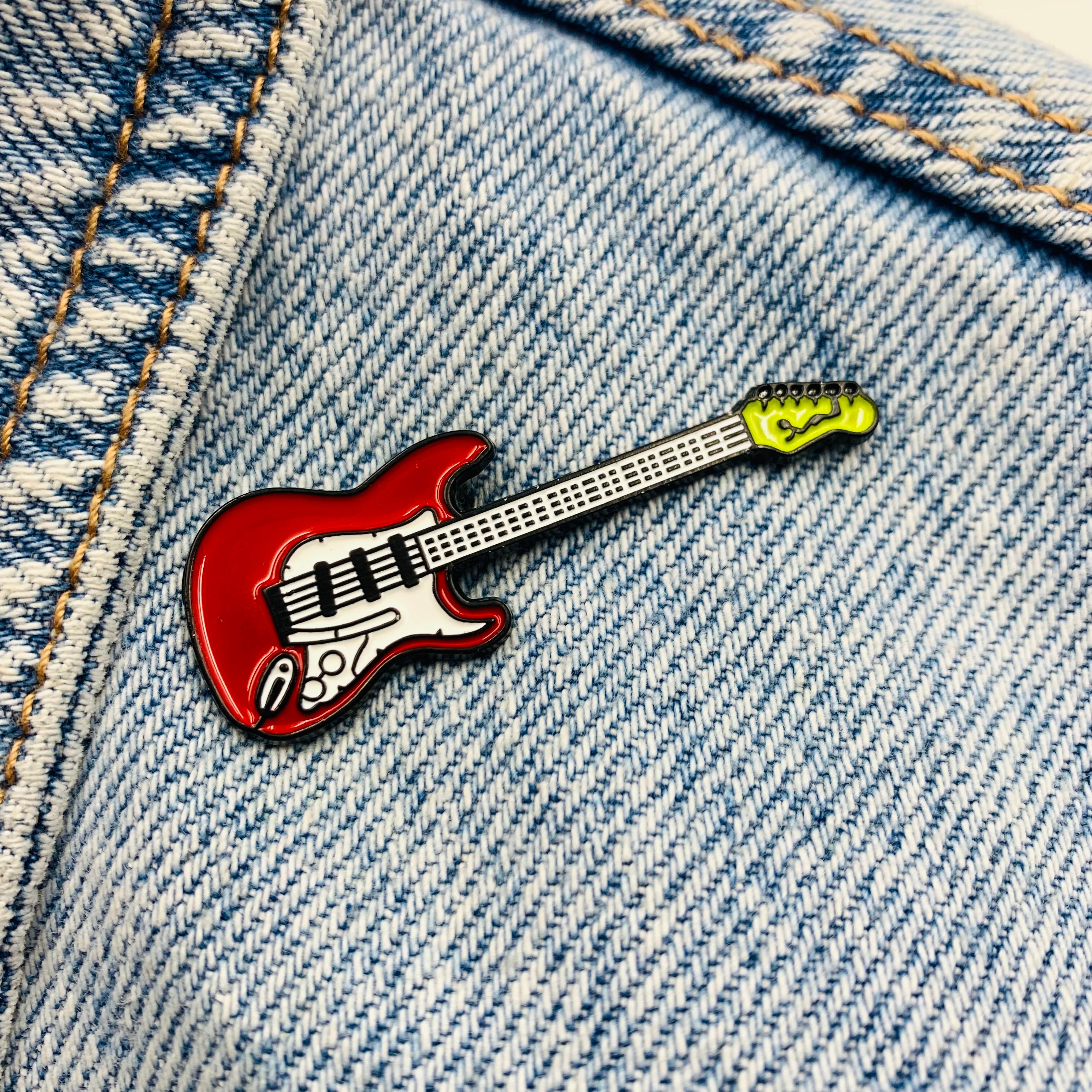 Gitarren Emaille Pins