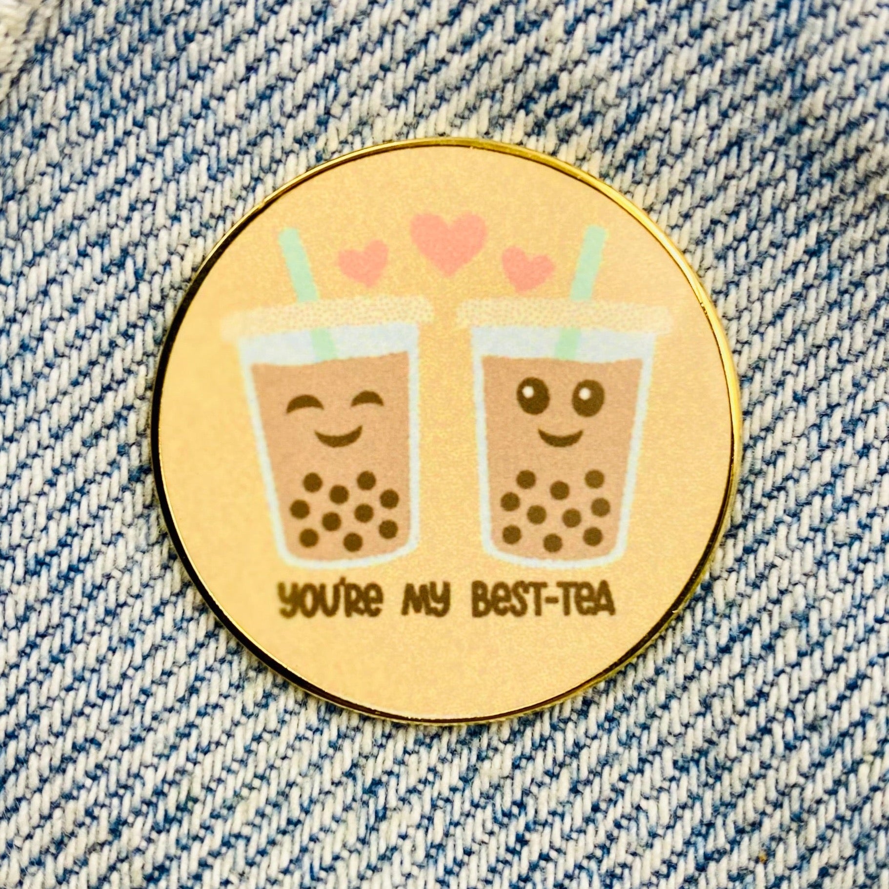 Saying you’re my bestie Enamel Pin