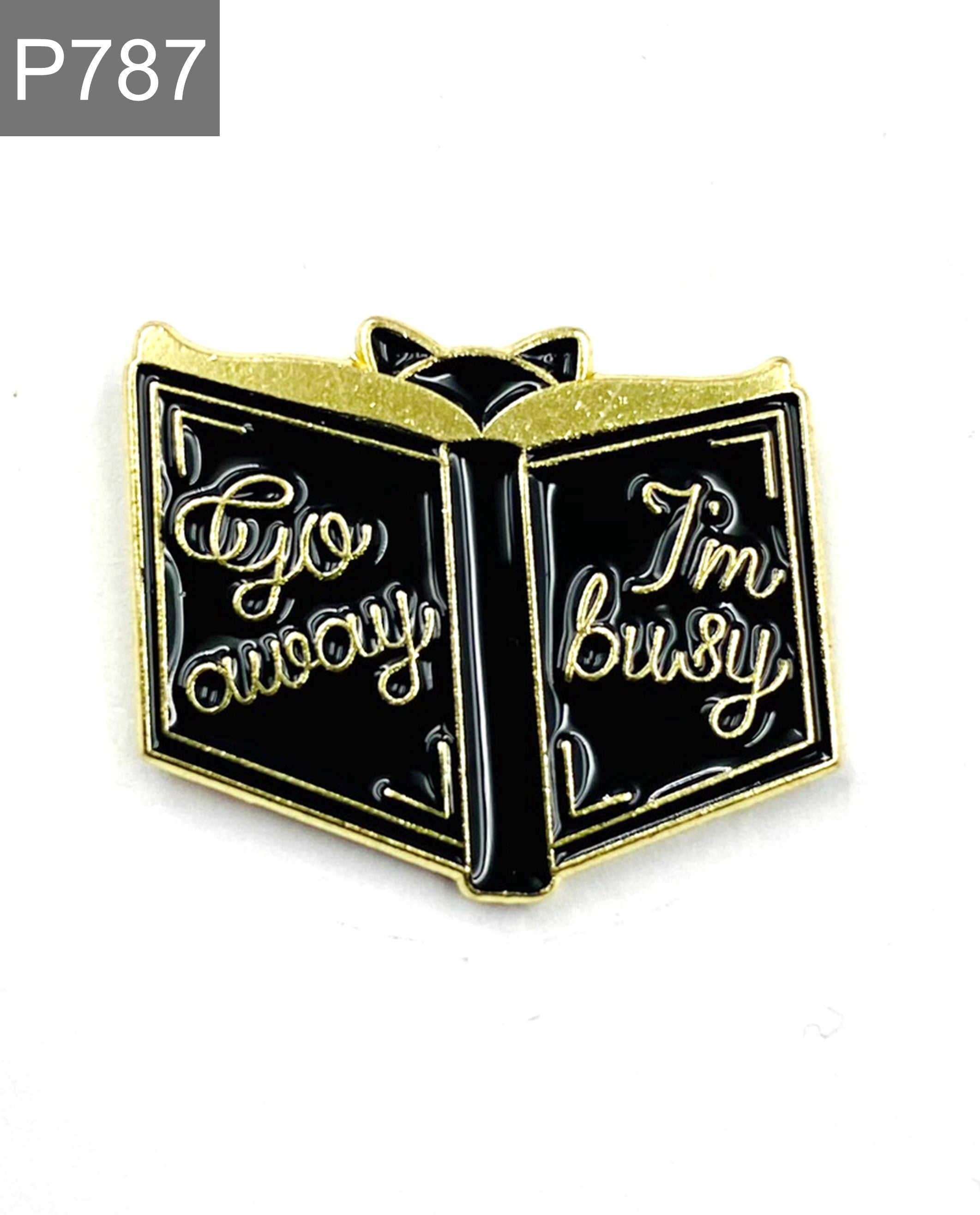 Saying Book Enamel Pin