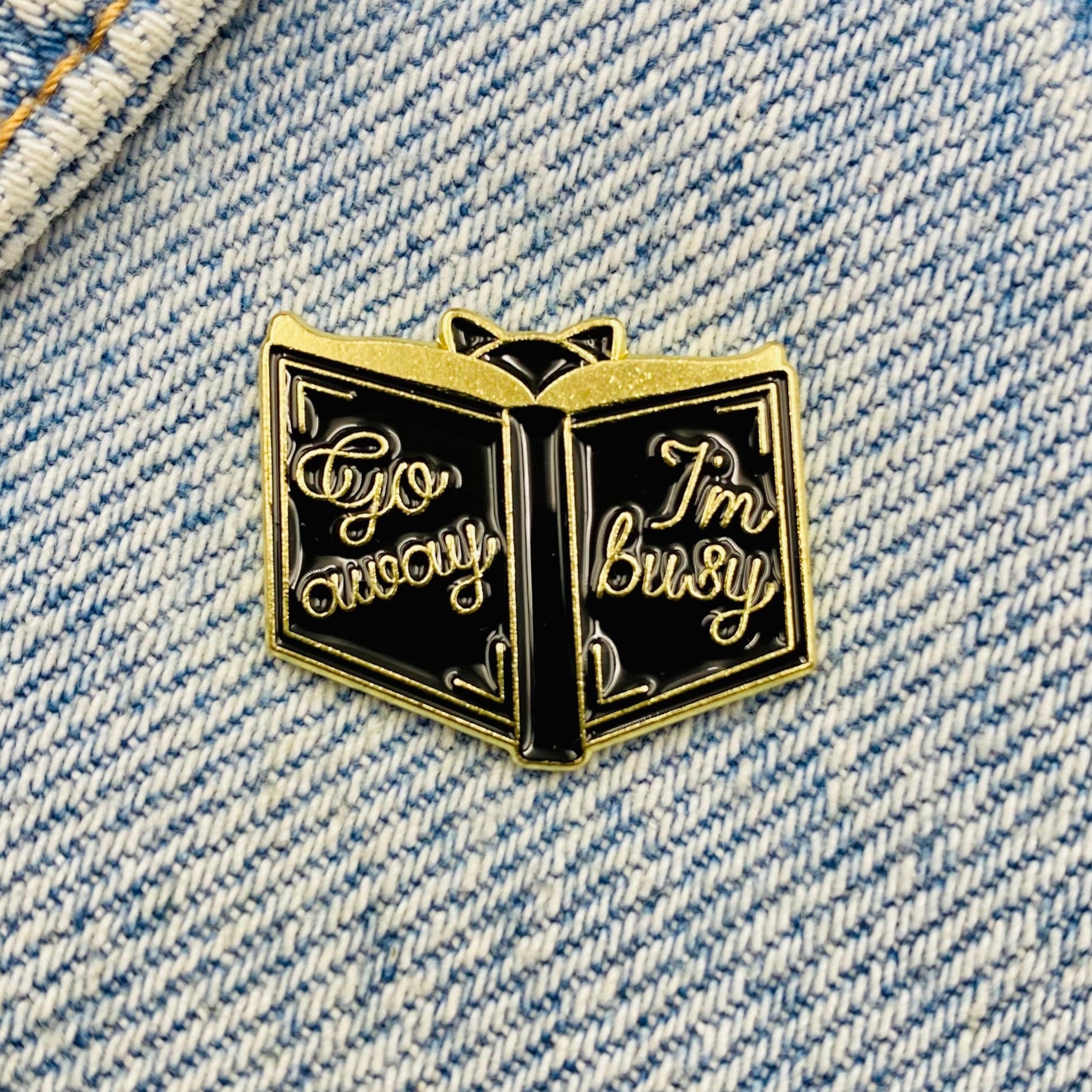 Saying Book Enamel Pin