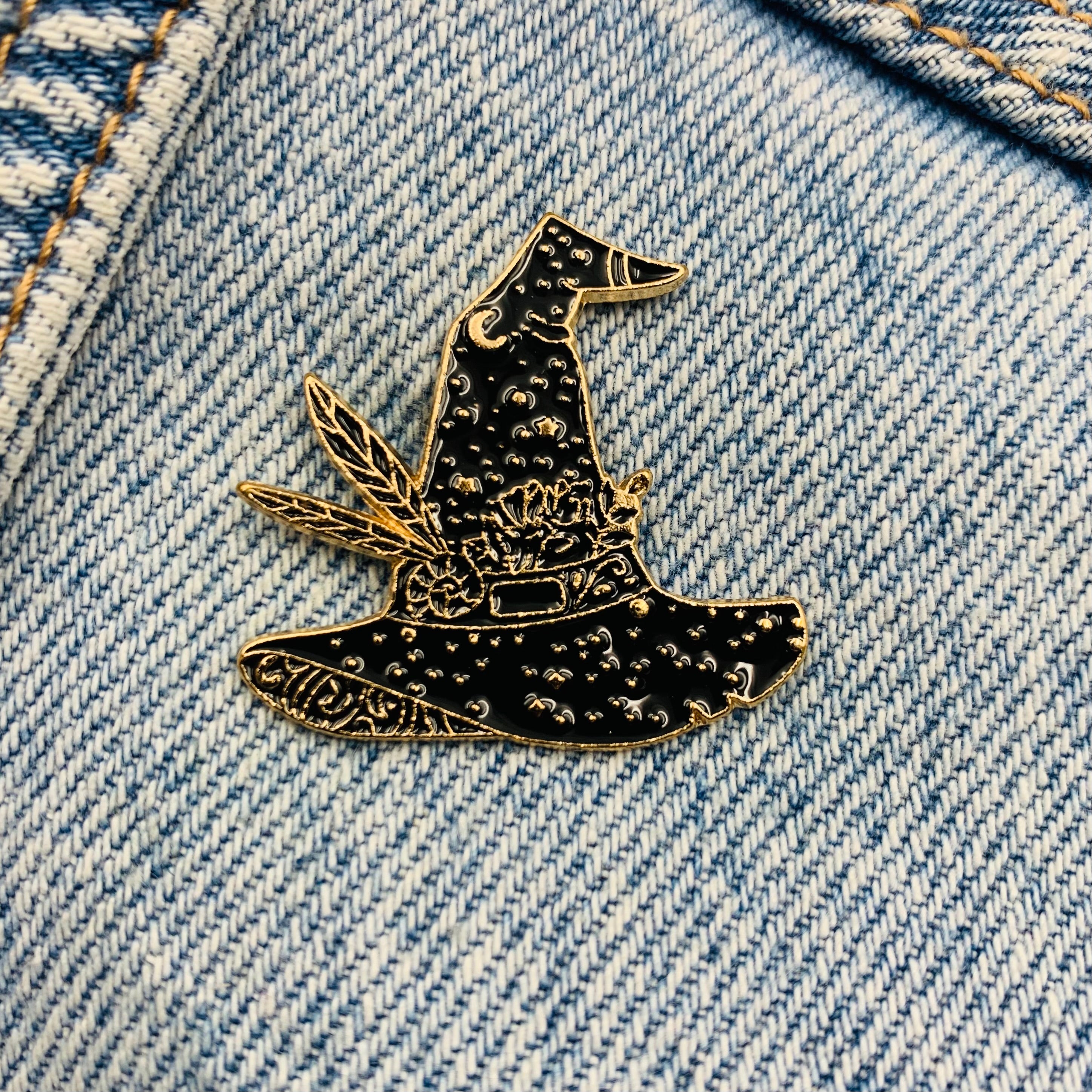 Wizard Hat Emaille Pins