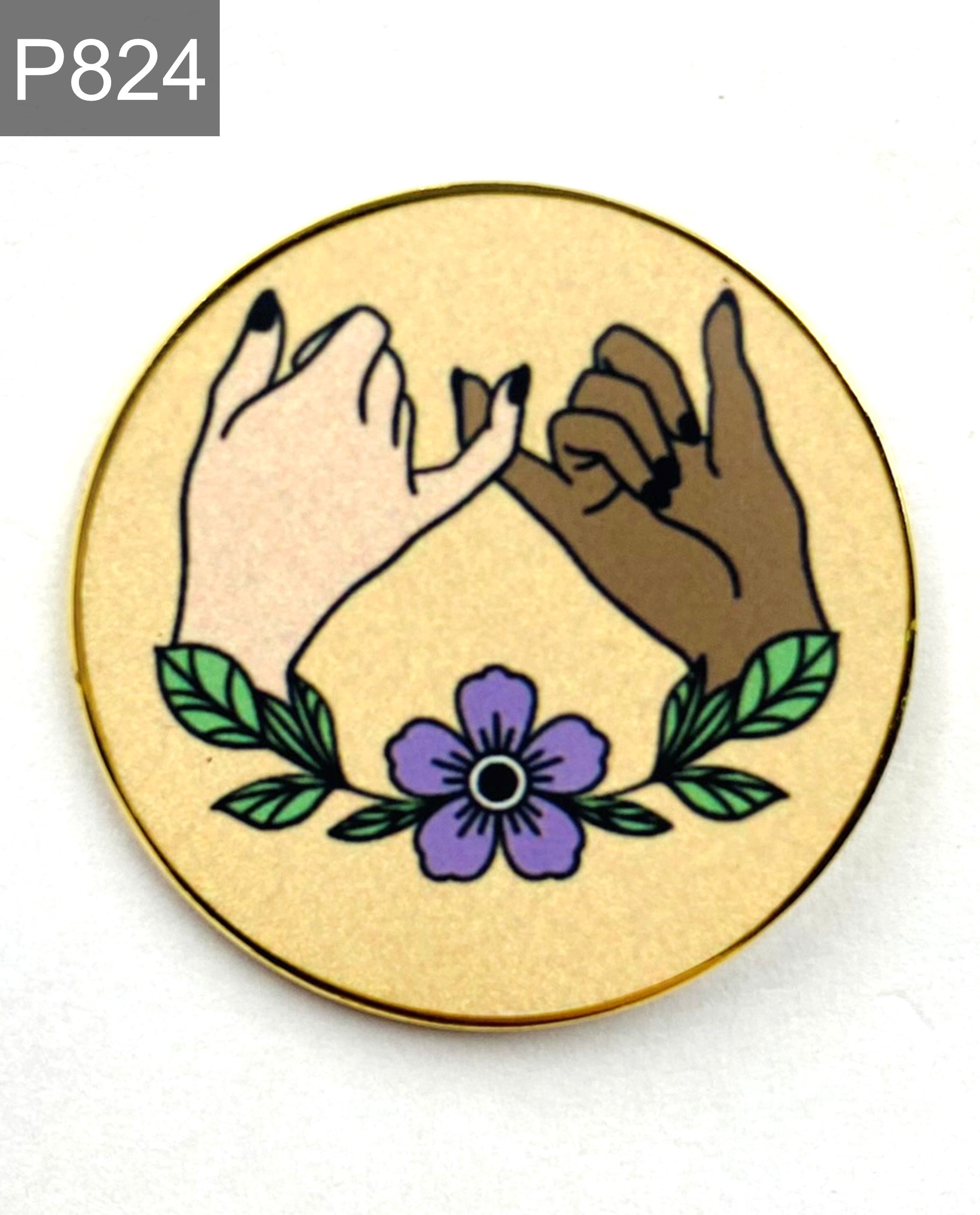 Pinky swear Emaille Pin