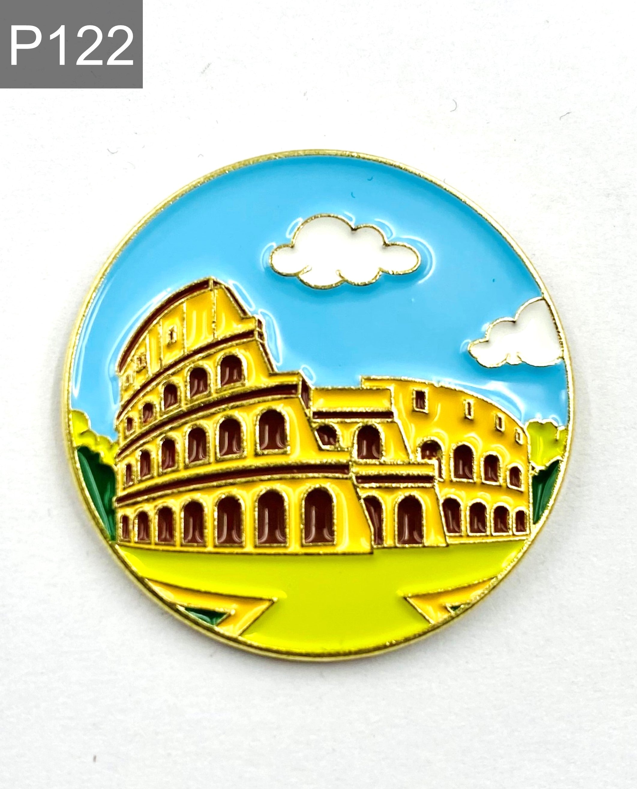 Rome Enamel Pin