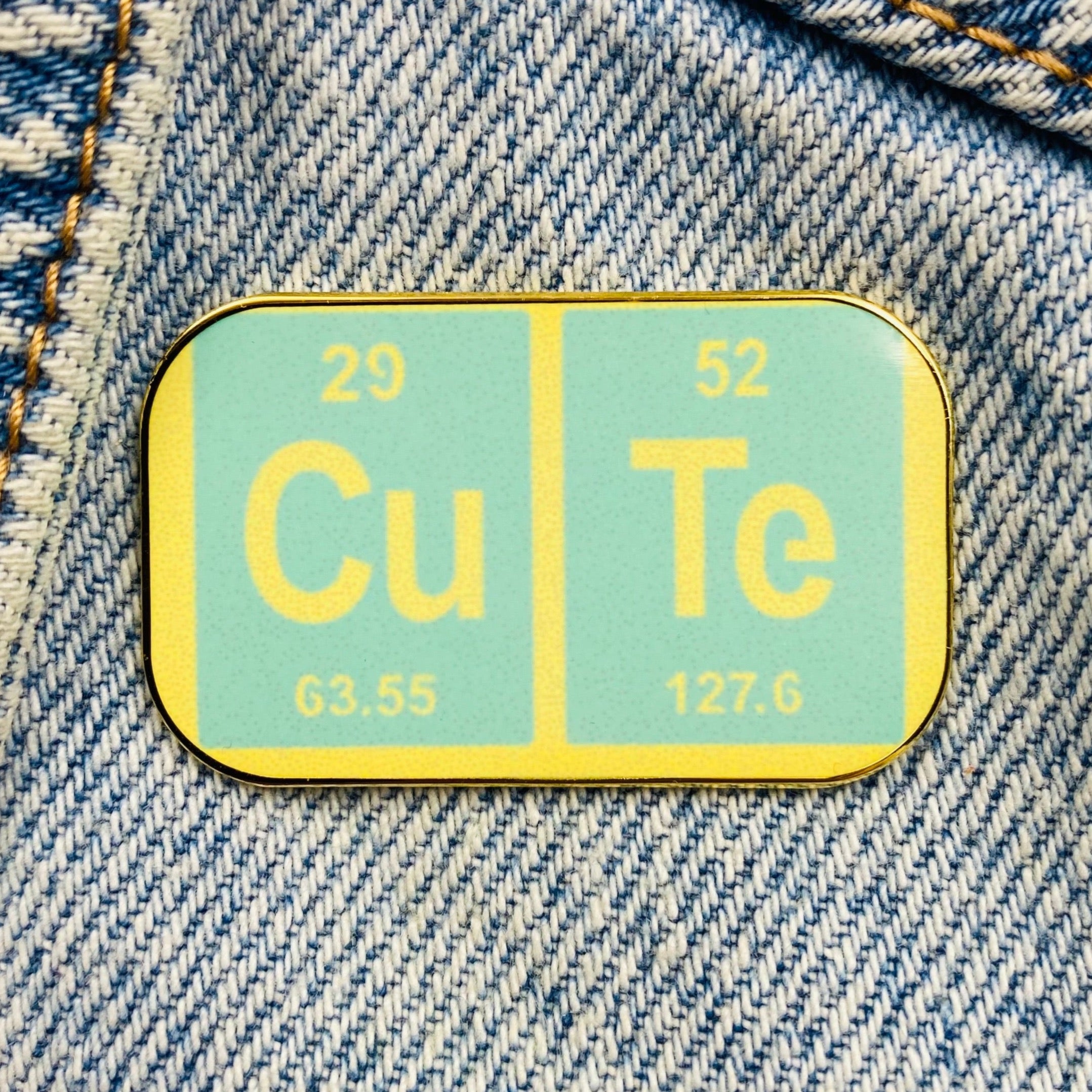 Saying cute periodic table Enamel Pin