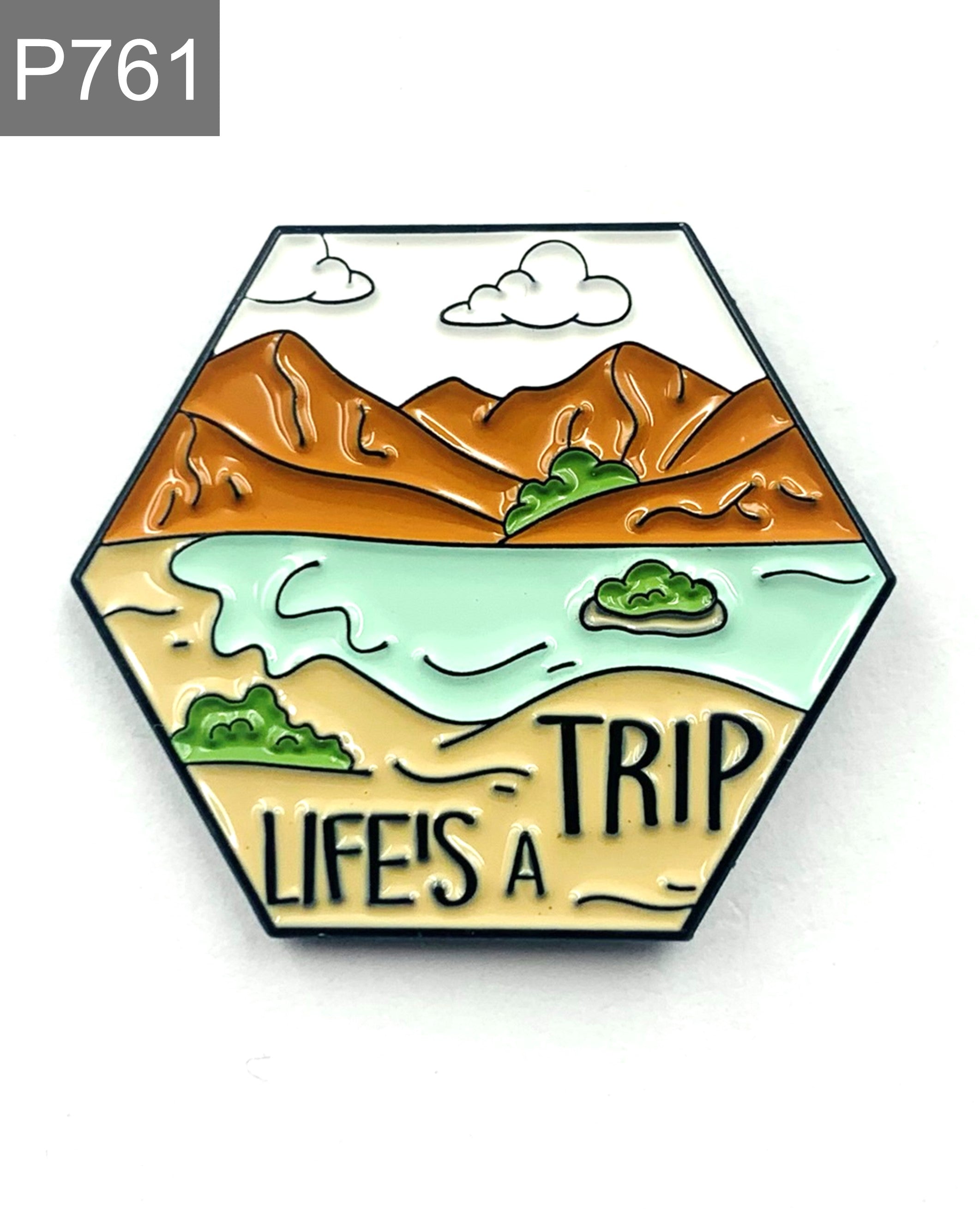 Travel Emaille Pins