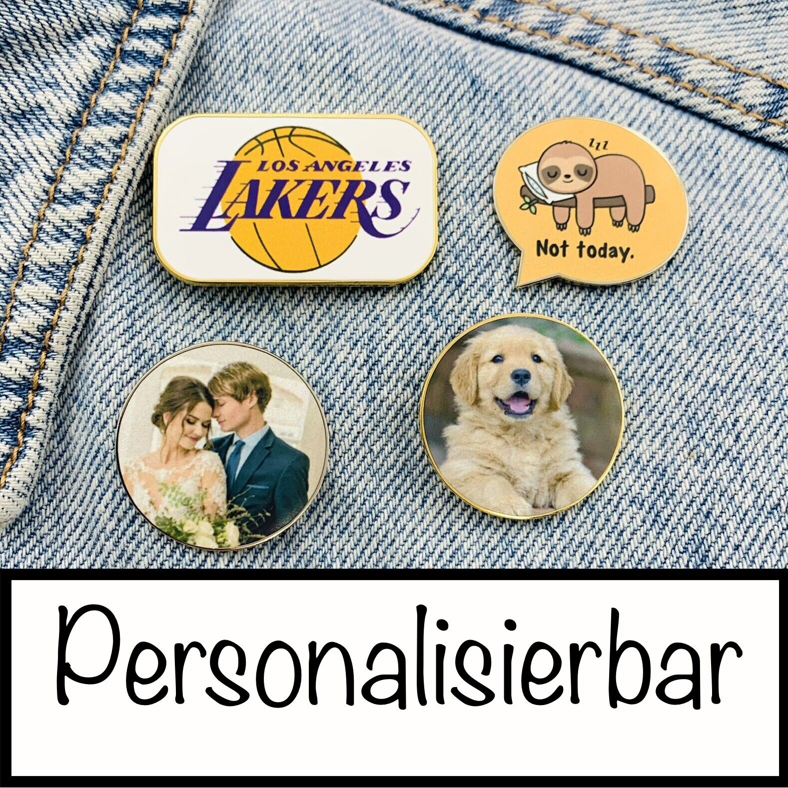 Personalisierbare Pins