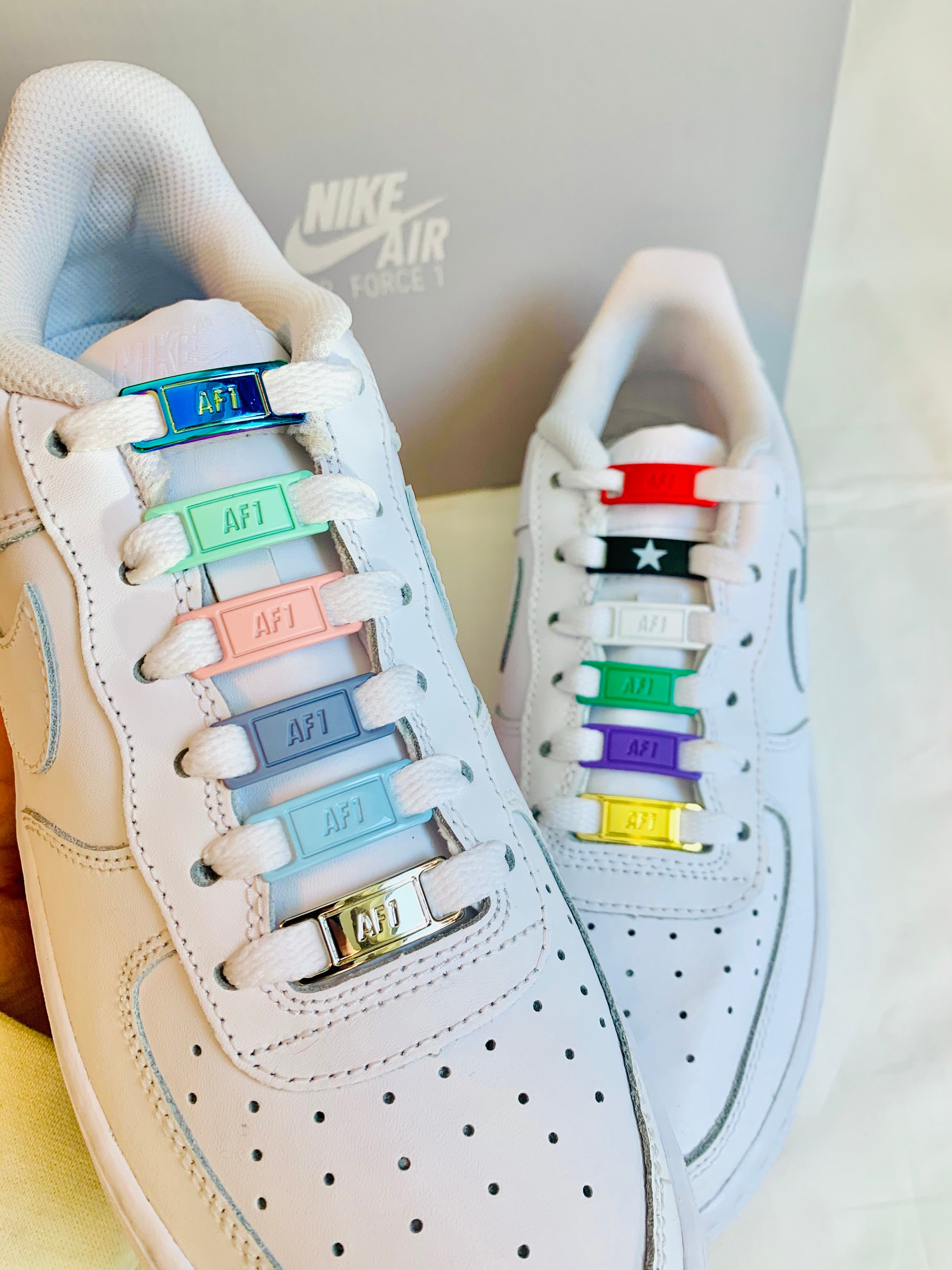 Nike air force 1 lace clearance locks