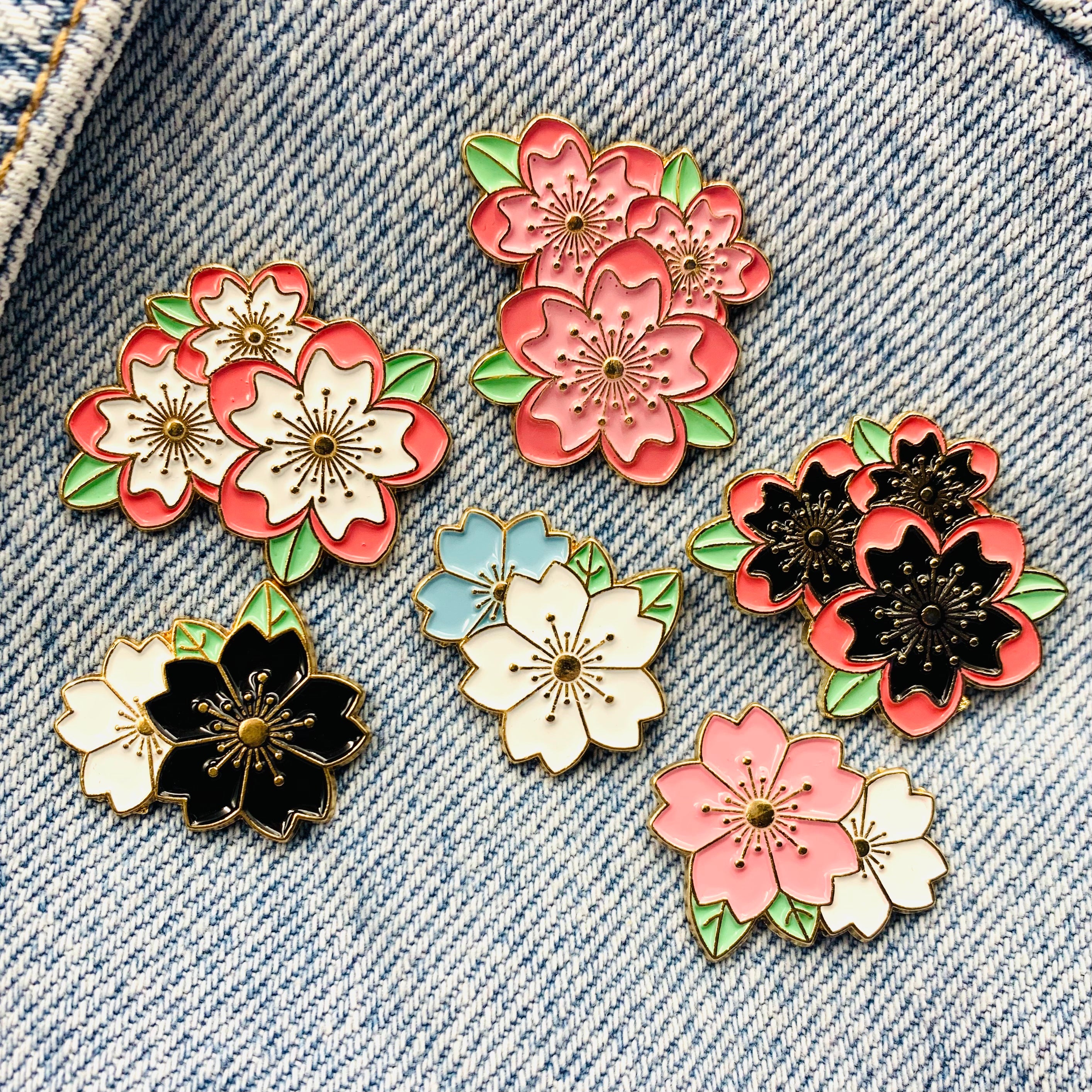 Flower Enamel Pins