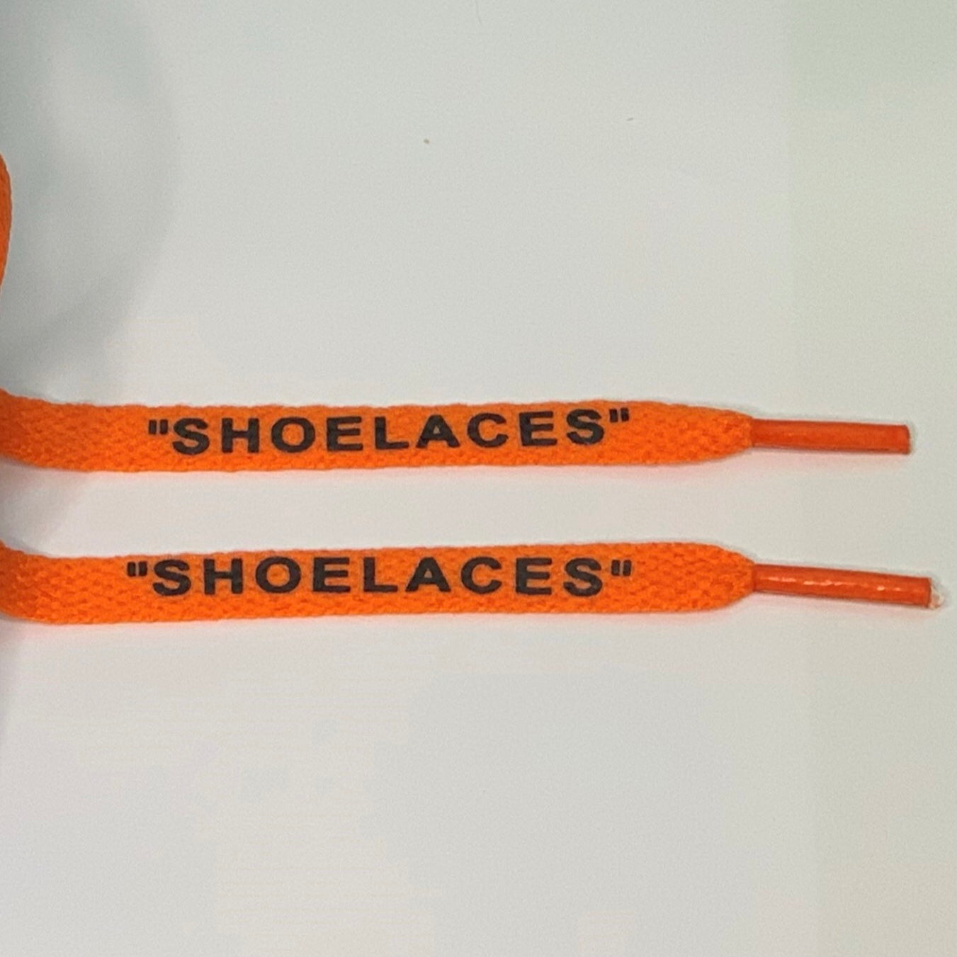 Orange print Shoeloaces 140cm