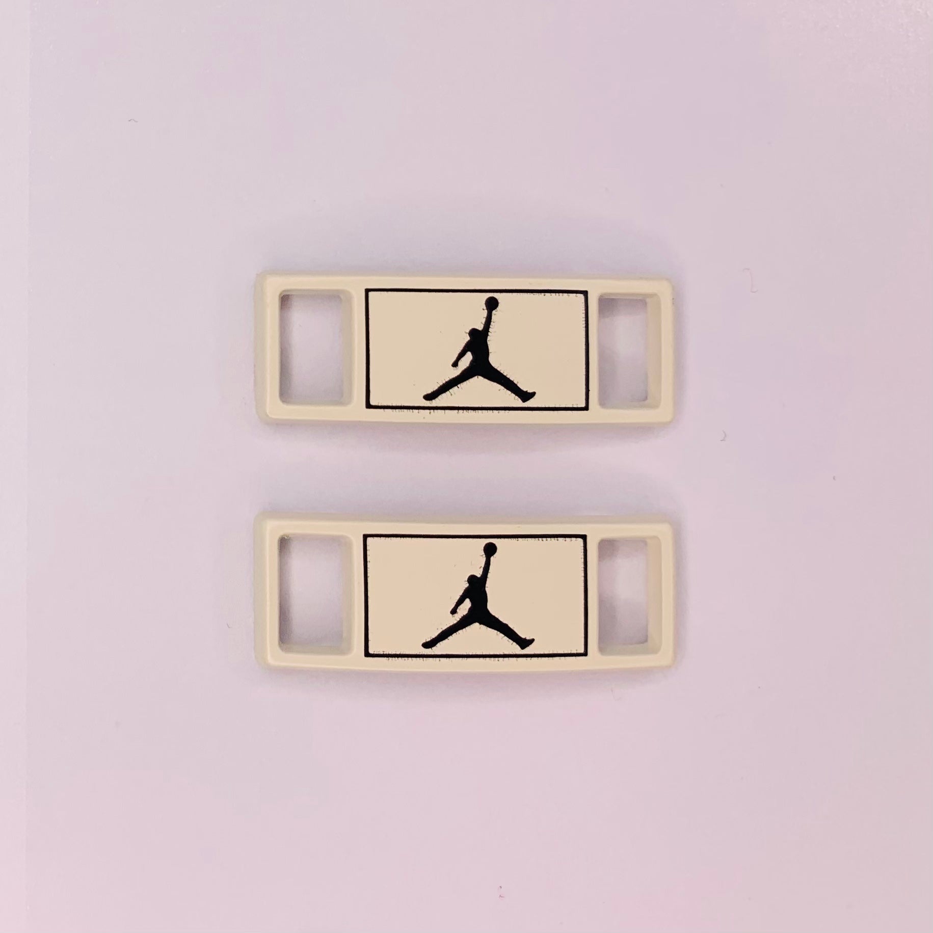 Beige Jordan lace locks