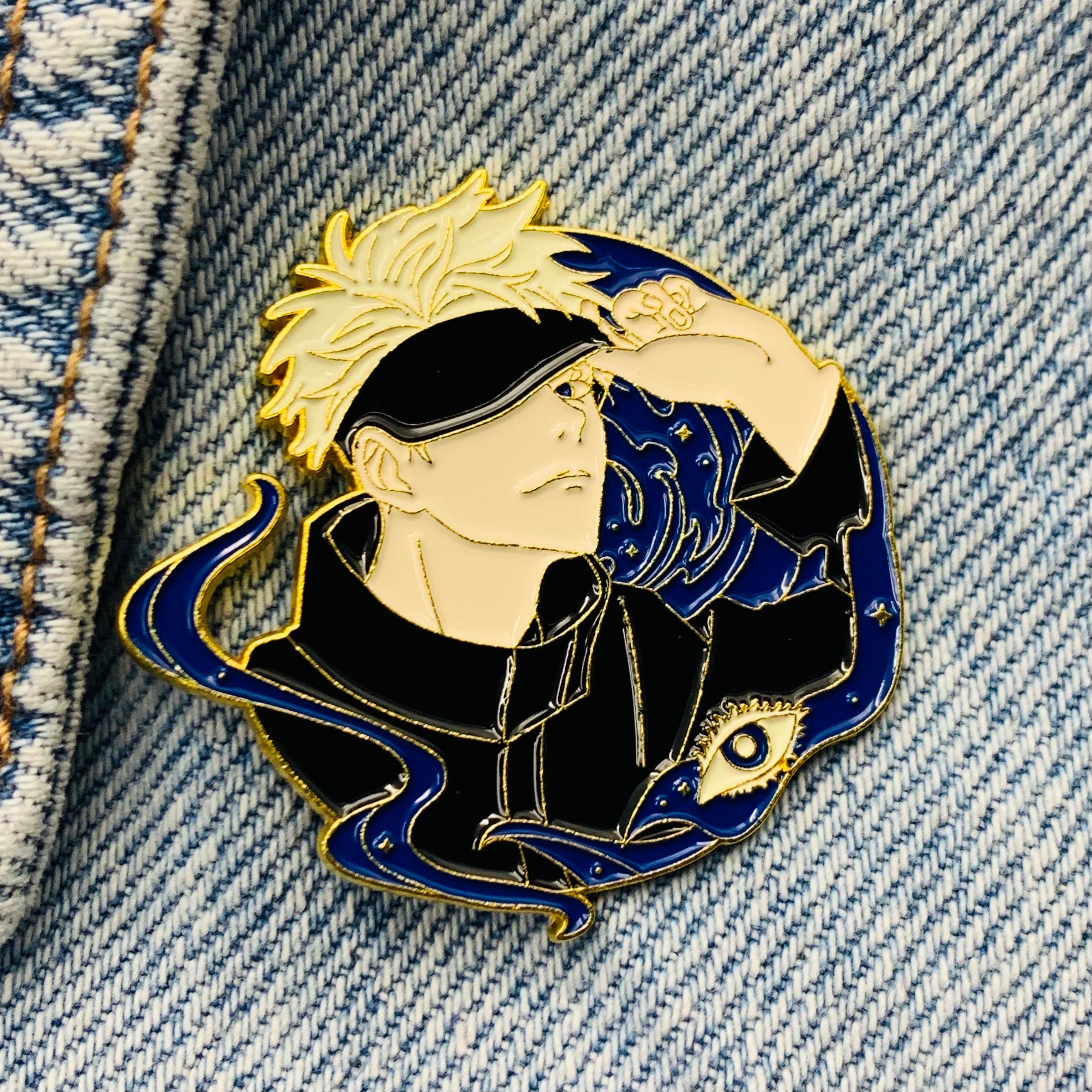 Satoru Gojo Anime Emaille Pin