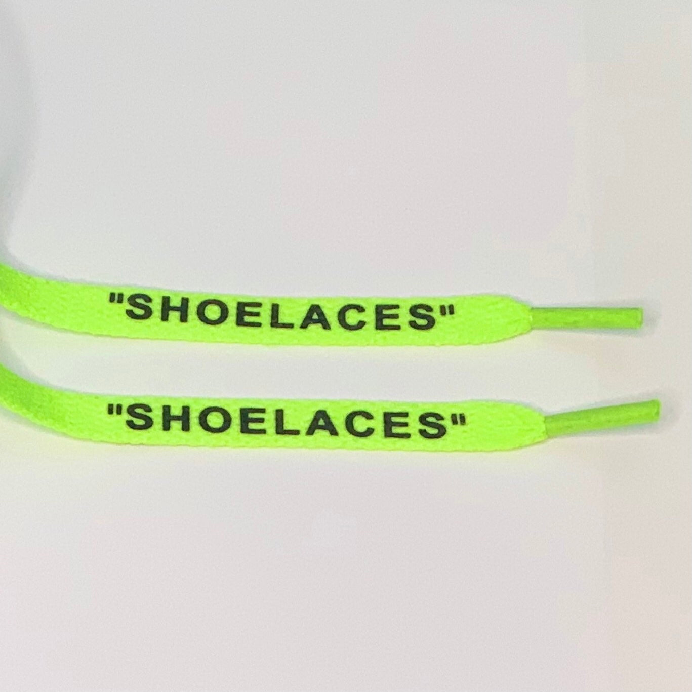 Laser Green print Shoeloaces 140cm