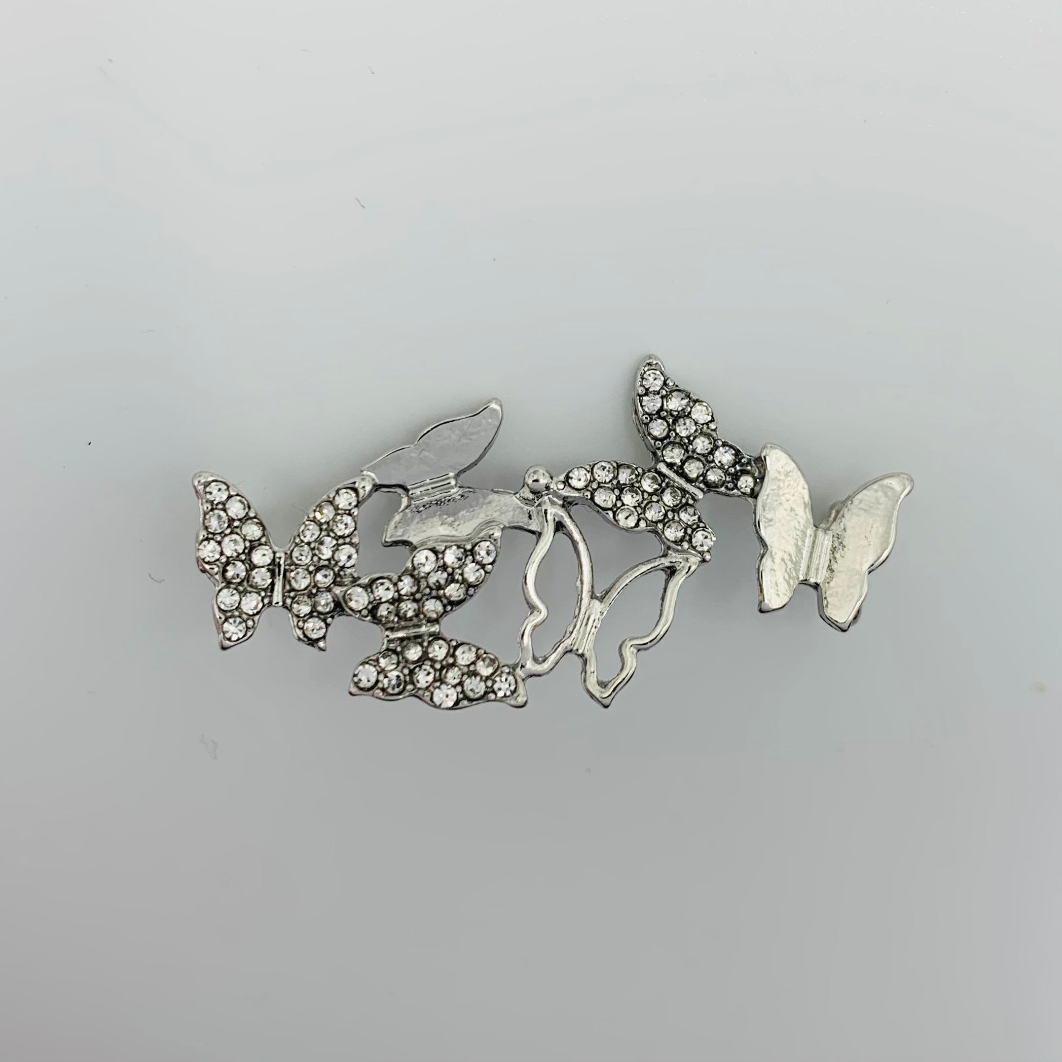 Silver Butterfly Lace Locks