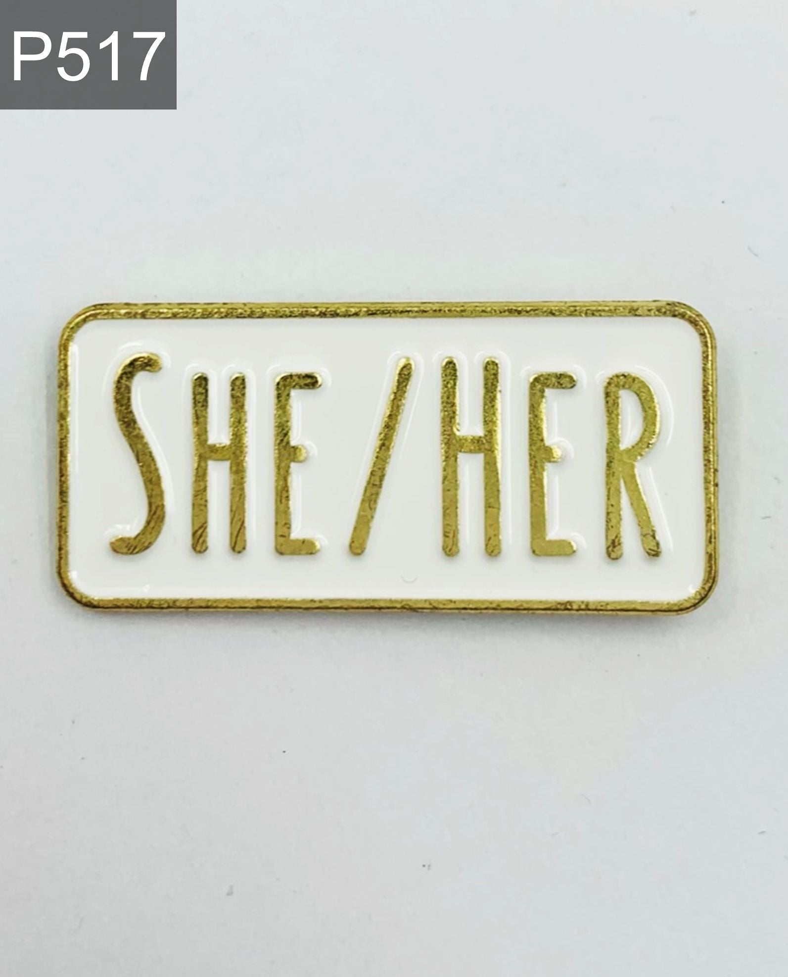 Pronoun Enamel Pin