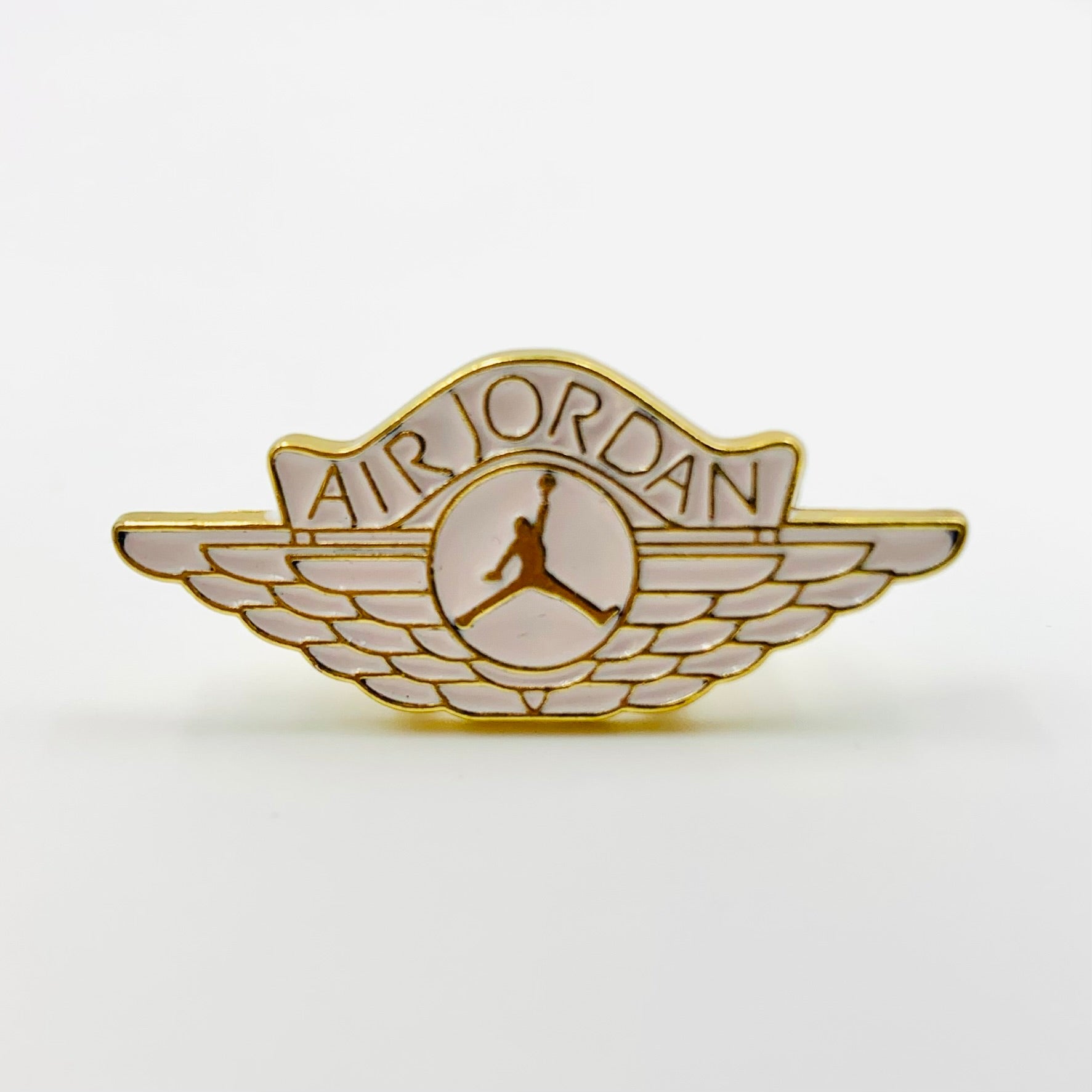 Gold / White Air Jordan Lace Locks