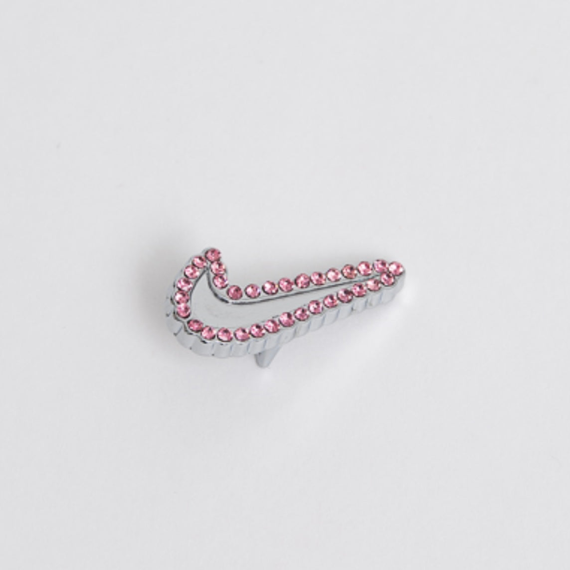 Silber/Rosa Nike Swoosh Lace Locks