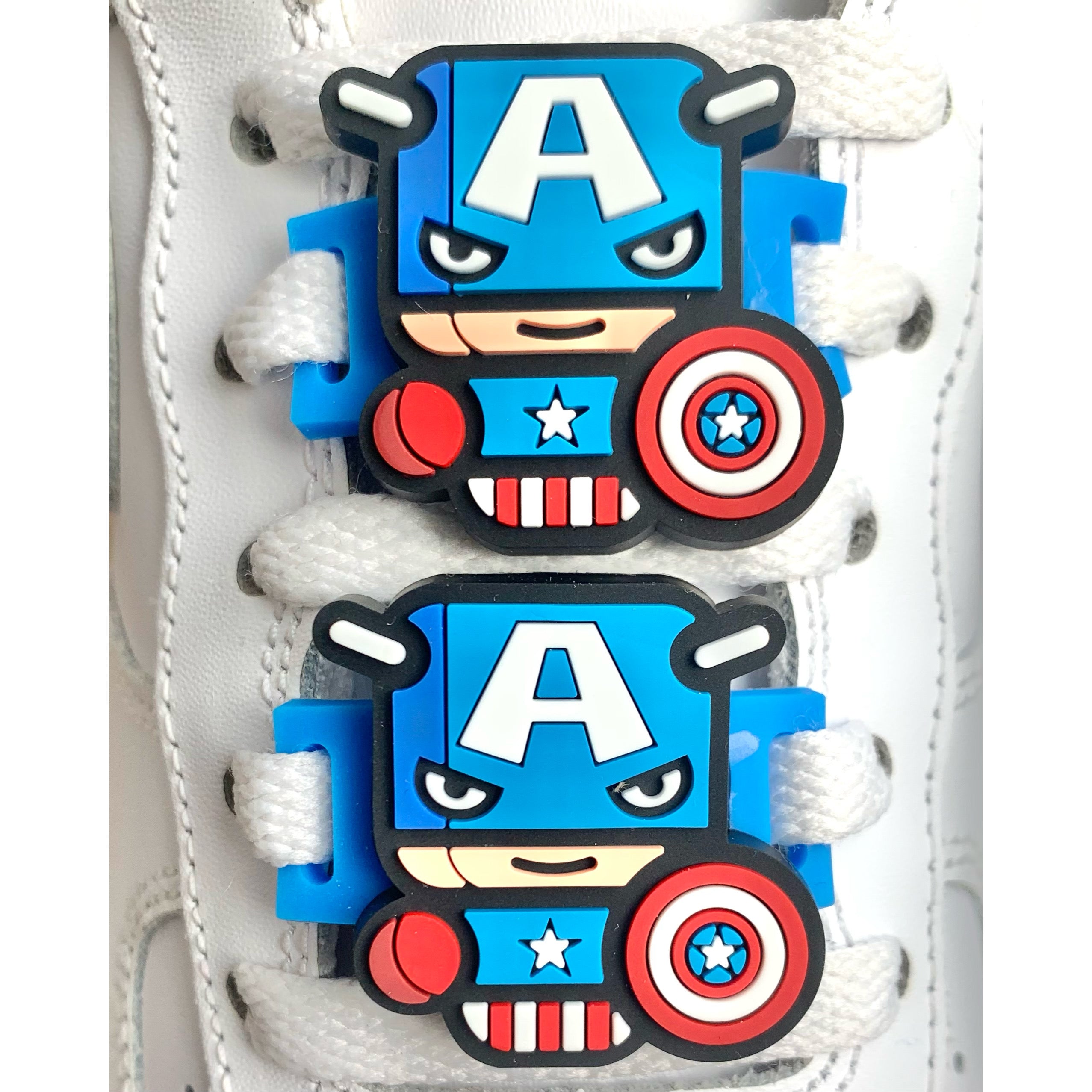 Captain America Shoe Lace Locks