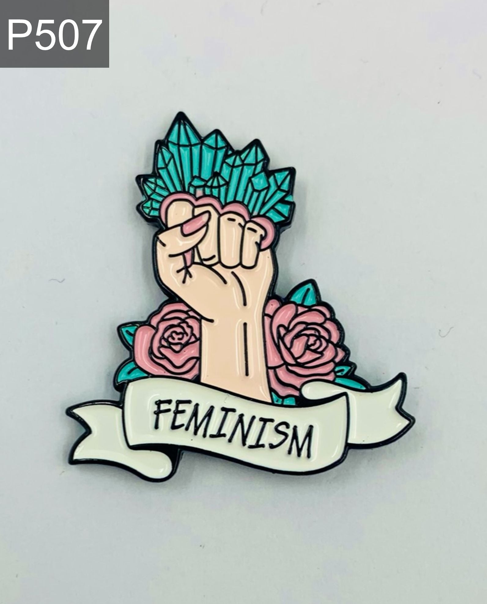 Feminism Enamel Pin