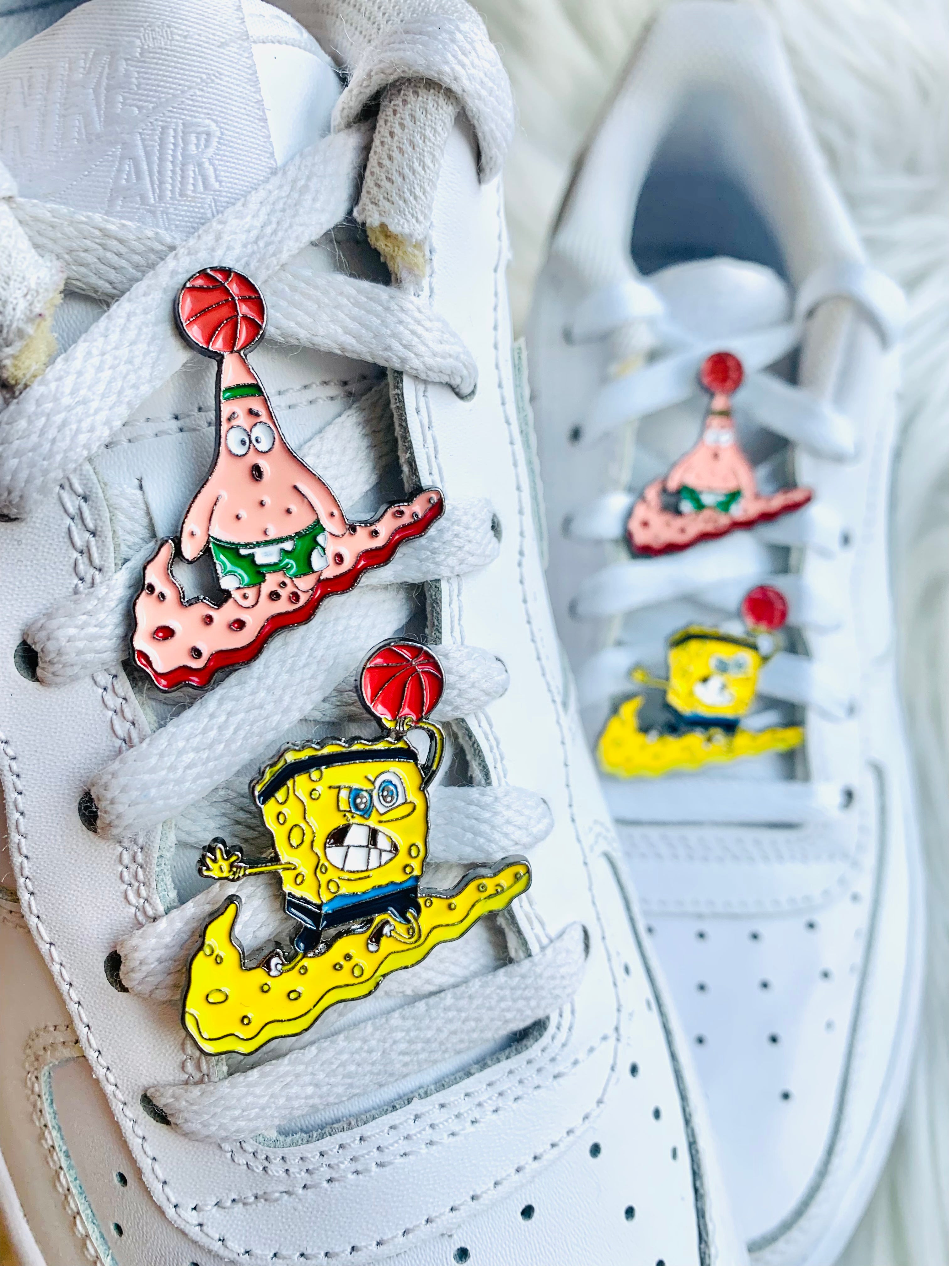 SpongeBob Pin with Nike Swoosh