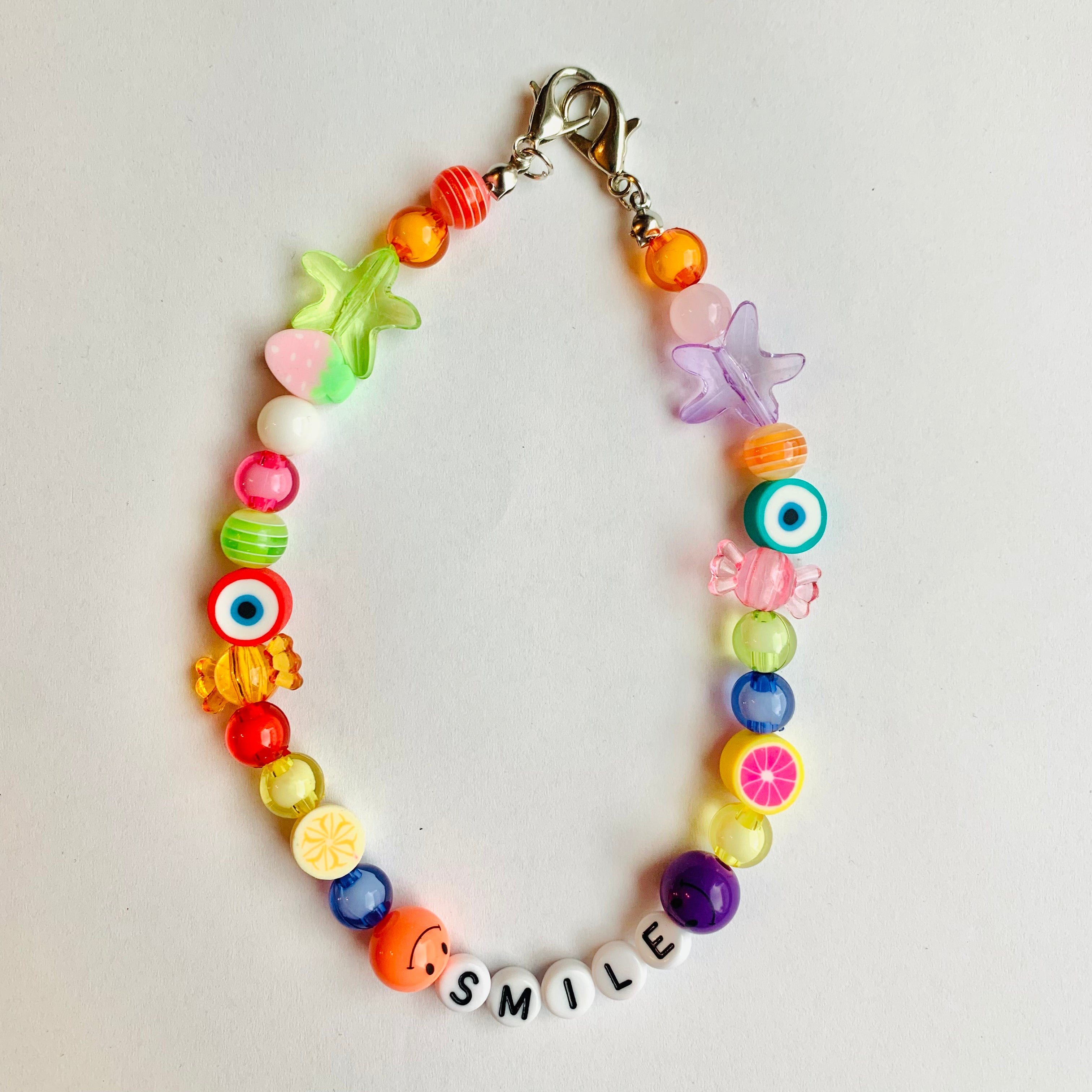 Bunte Schuhkette „SMILE“