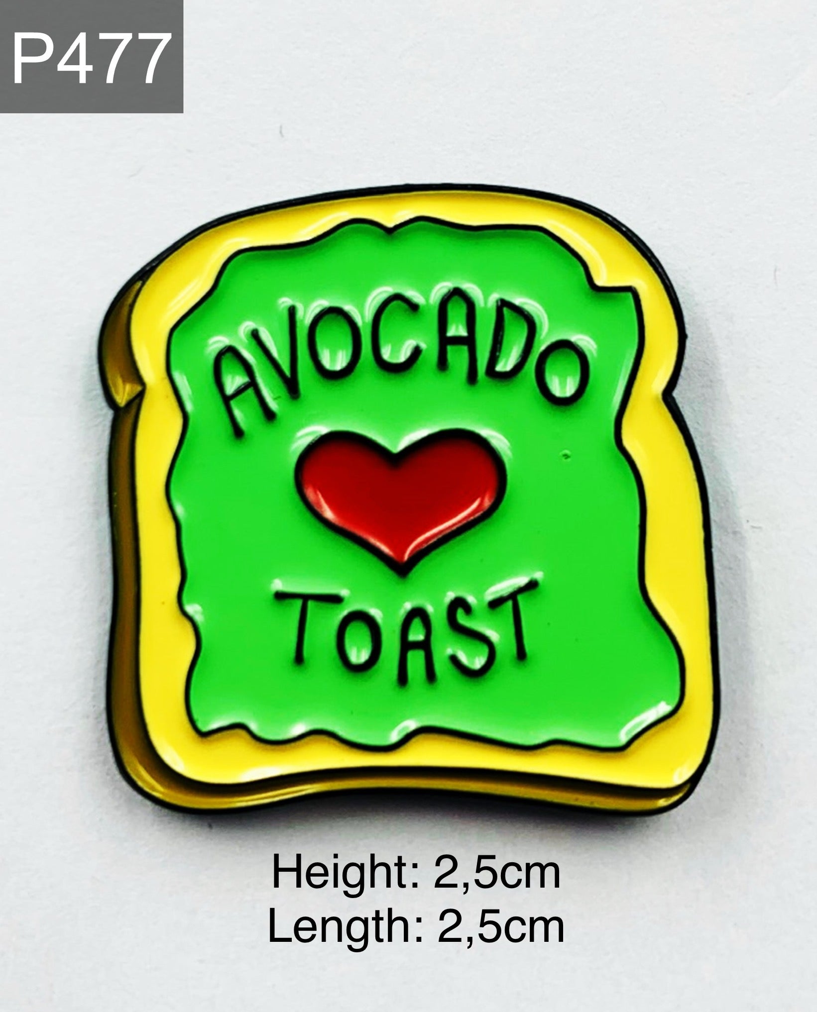 Avocado Toast Emaille Pin