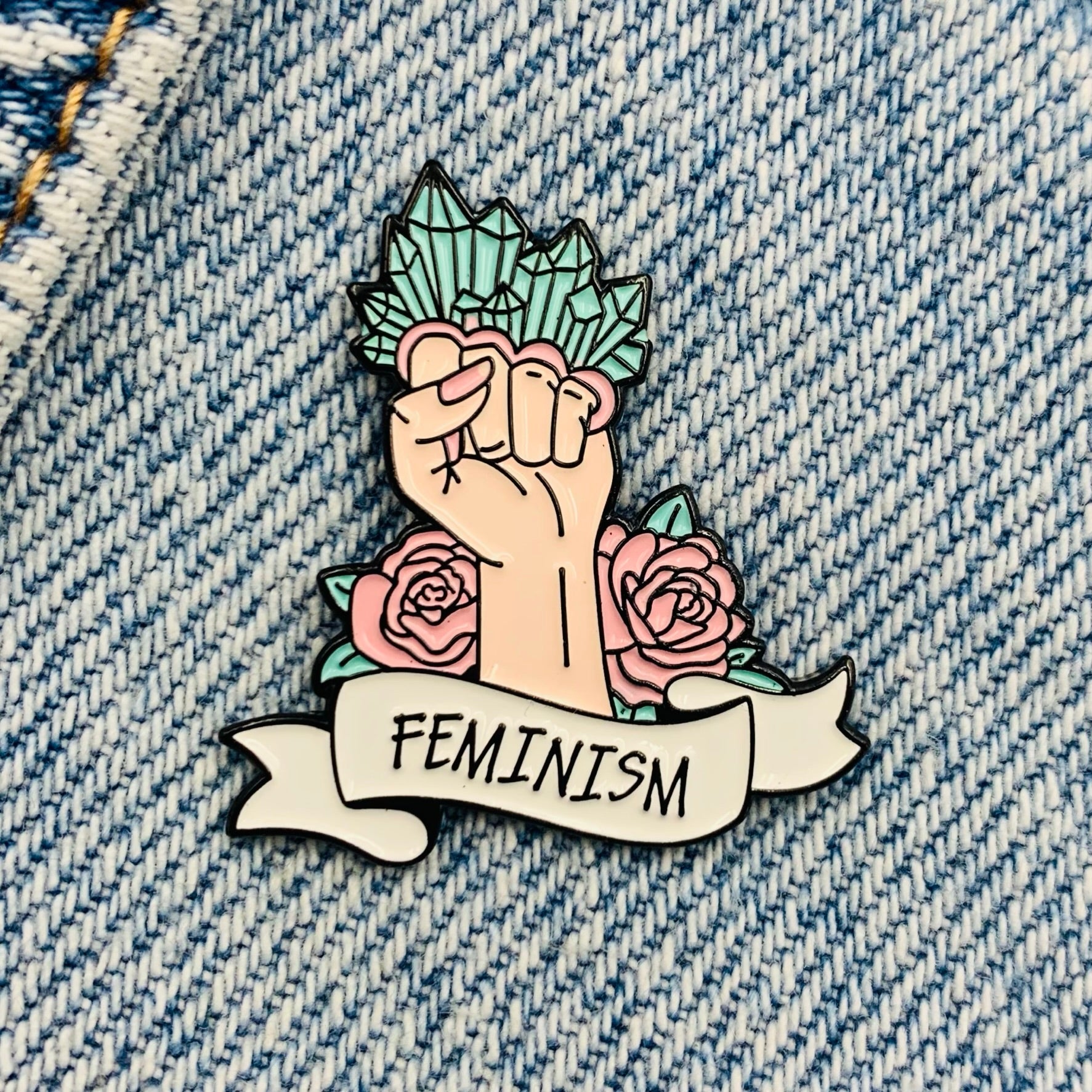 Feminism Enamel Pin