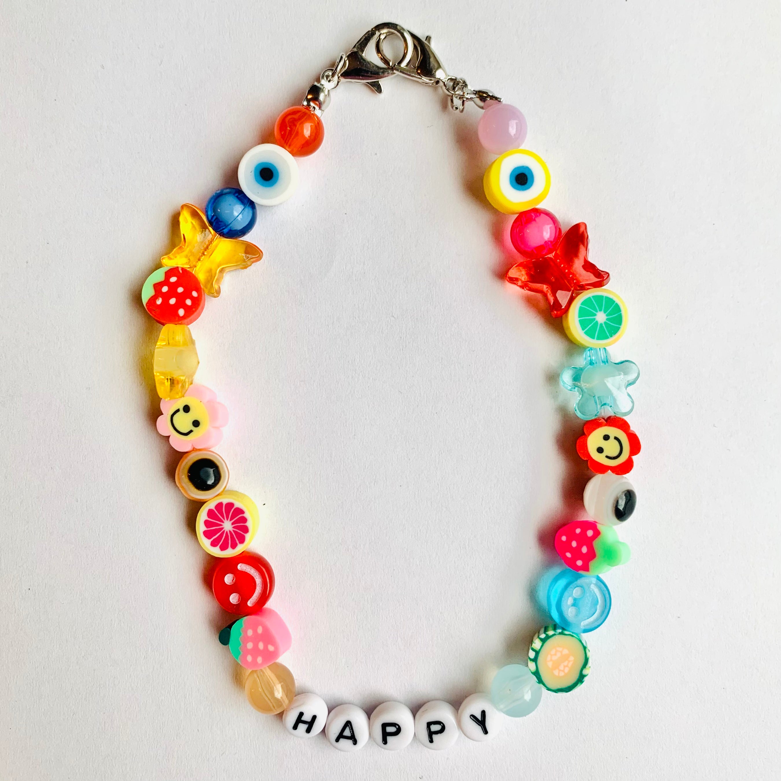 Bunte Schuhkette „HAPPY“