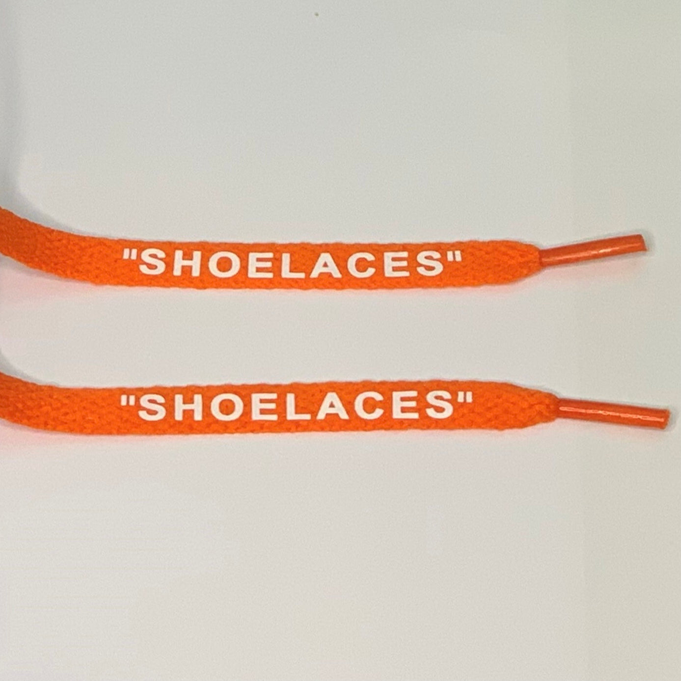 Orange print Shoeloaces 140cm