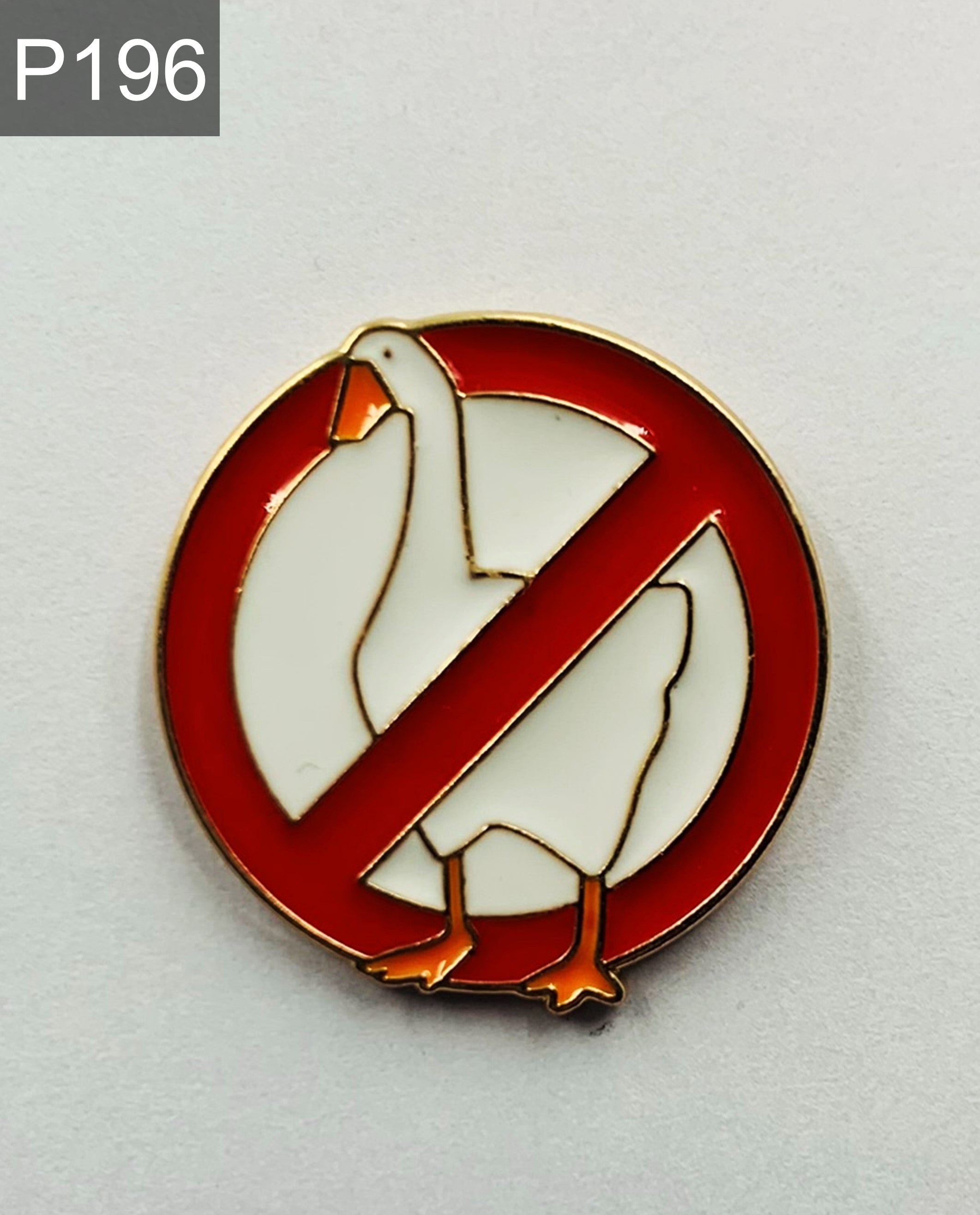 Lustige Gans „No Goose“ Emaille Pin