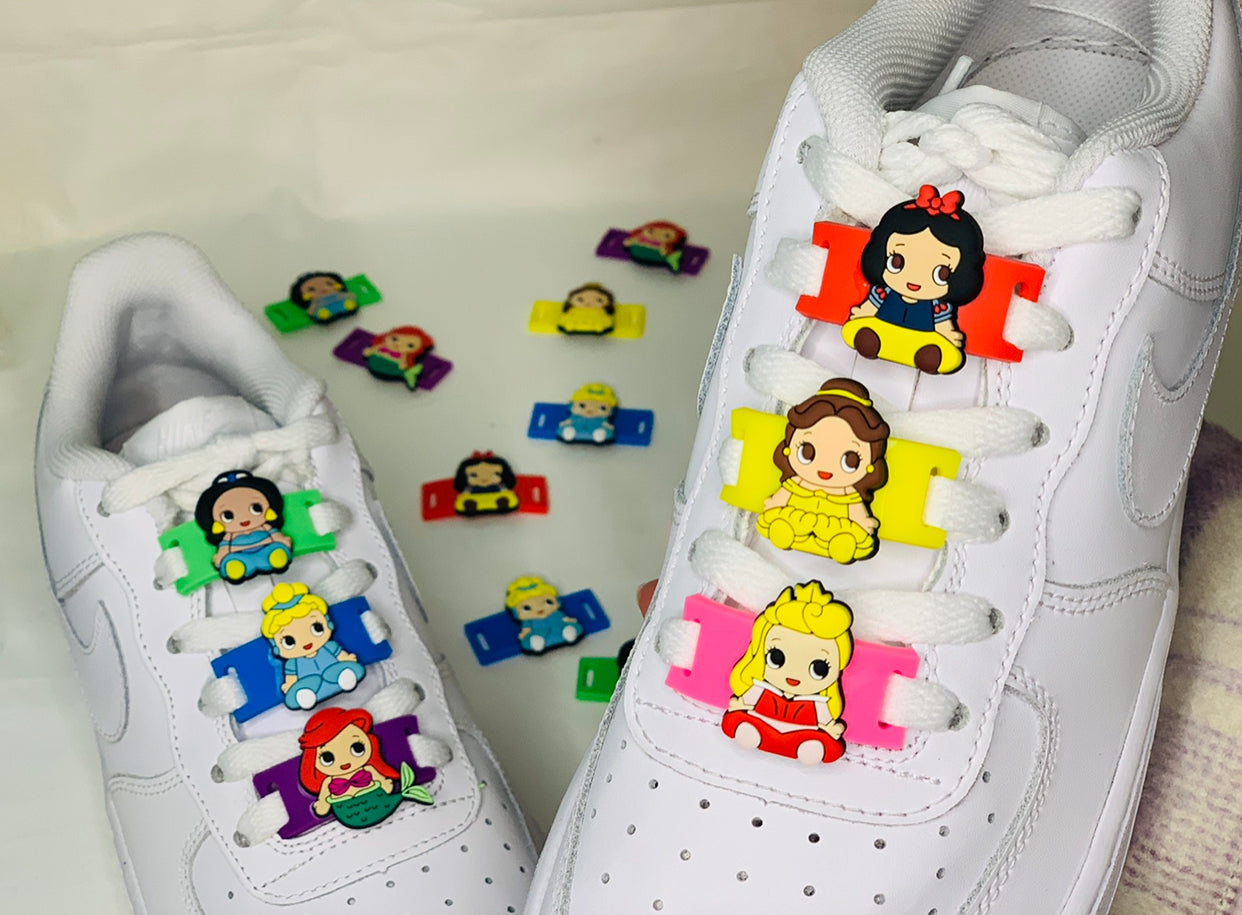 Snow white Shoe Lace Locks