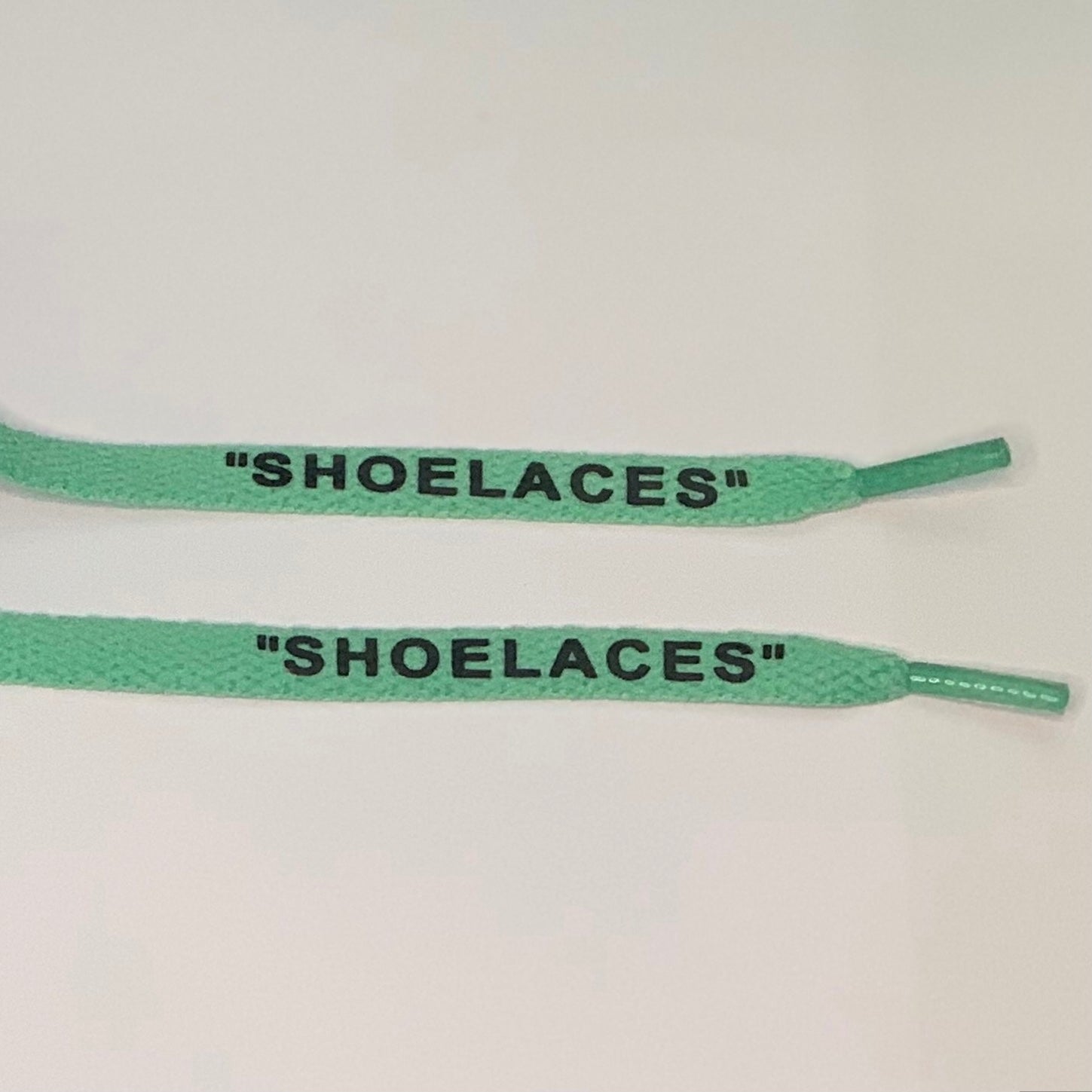 Green print Shoeloaces 140cm