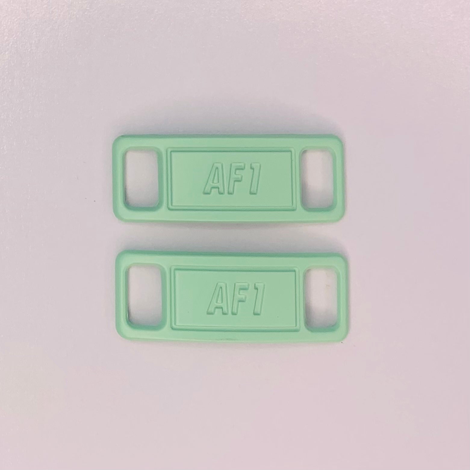 Mintfarbene AF1 Lace Locks