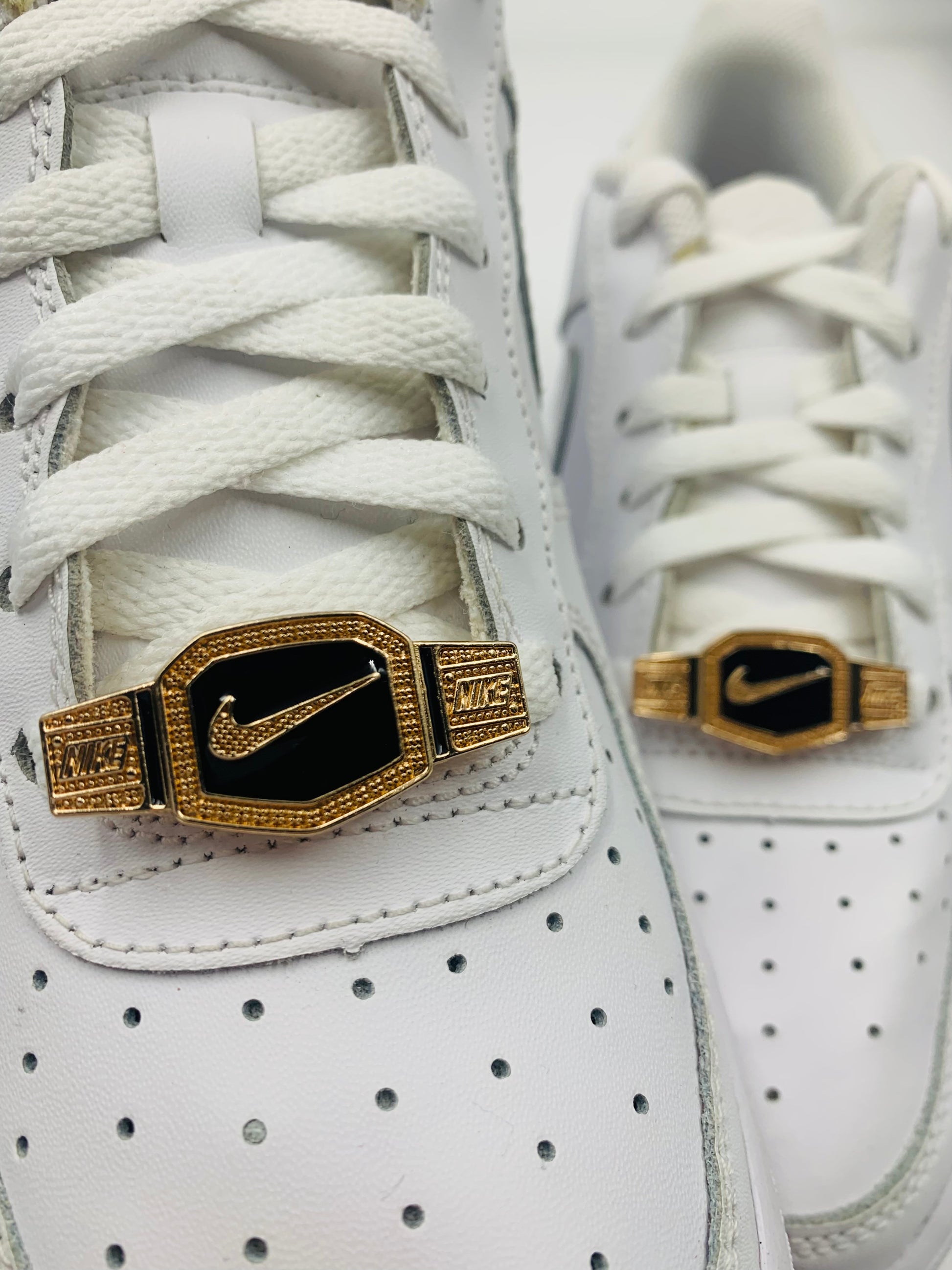 Silver Air Jordan Charms Nike Lace Locks NO.363