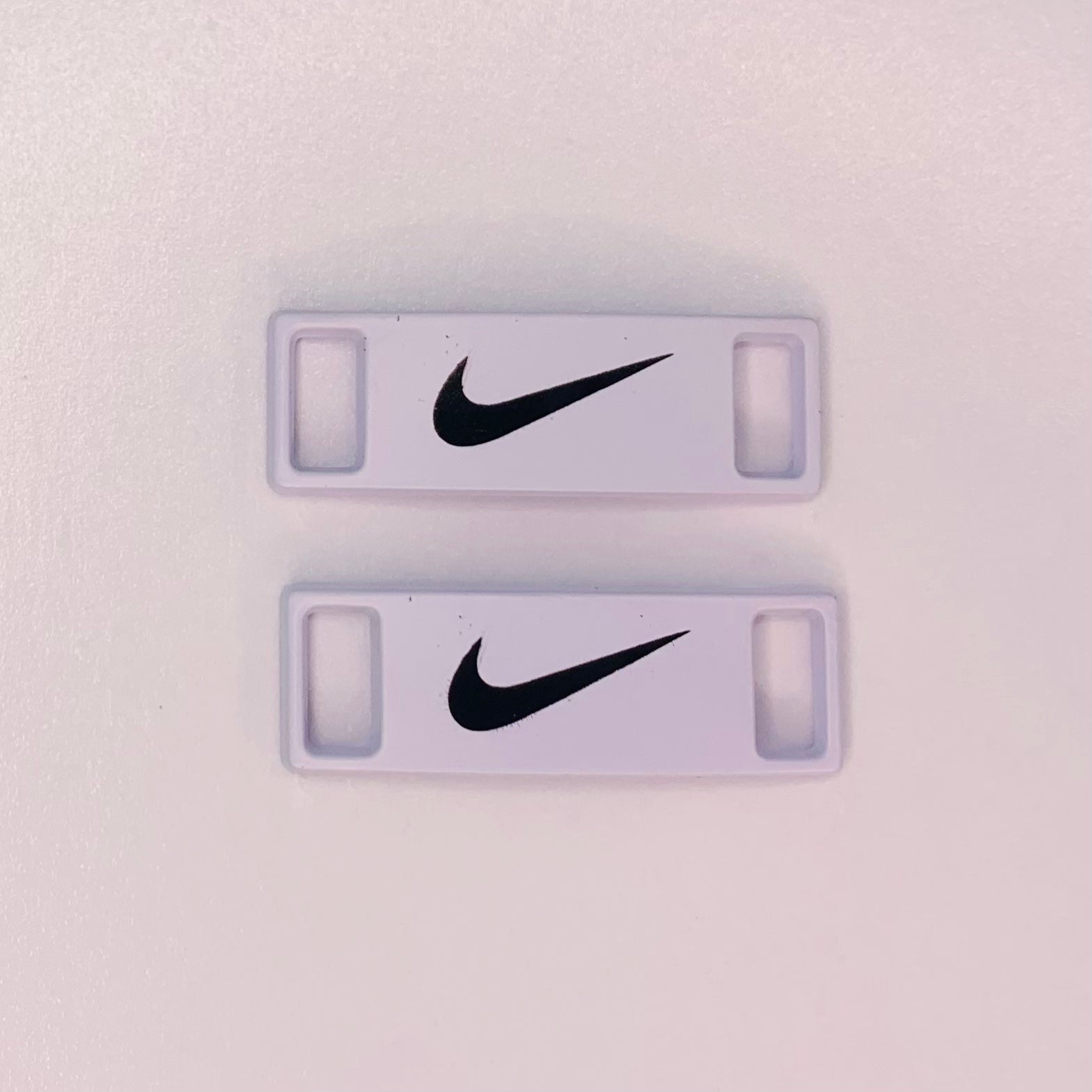 White / Black Nike Lace Locks