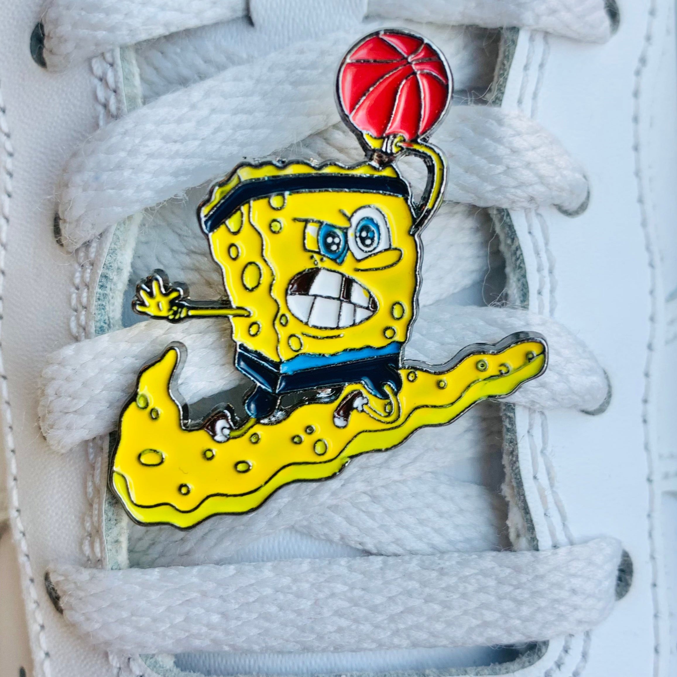 SpongeBob Pin with Nike Swoosh