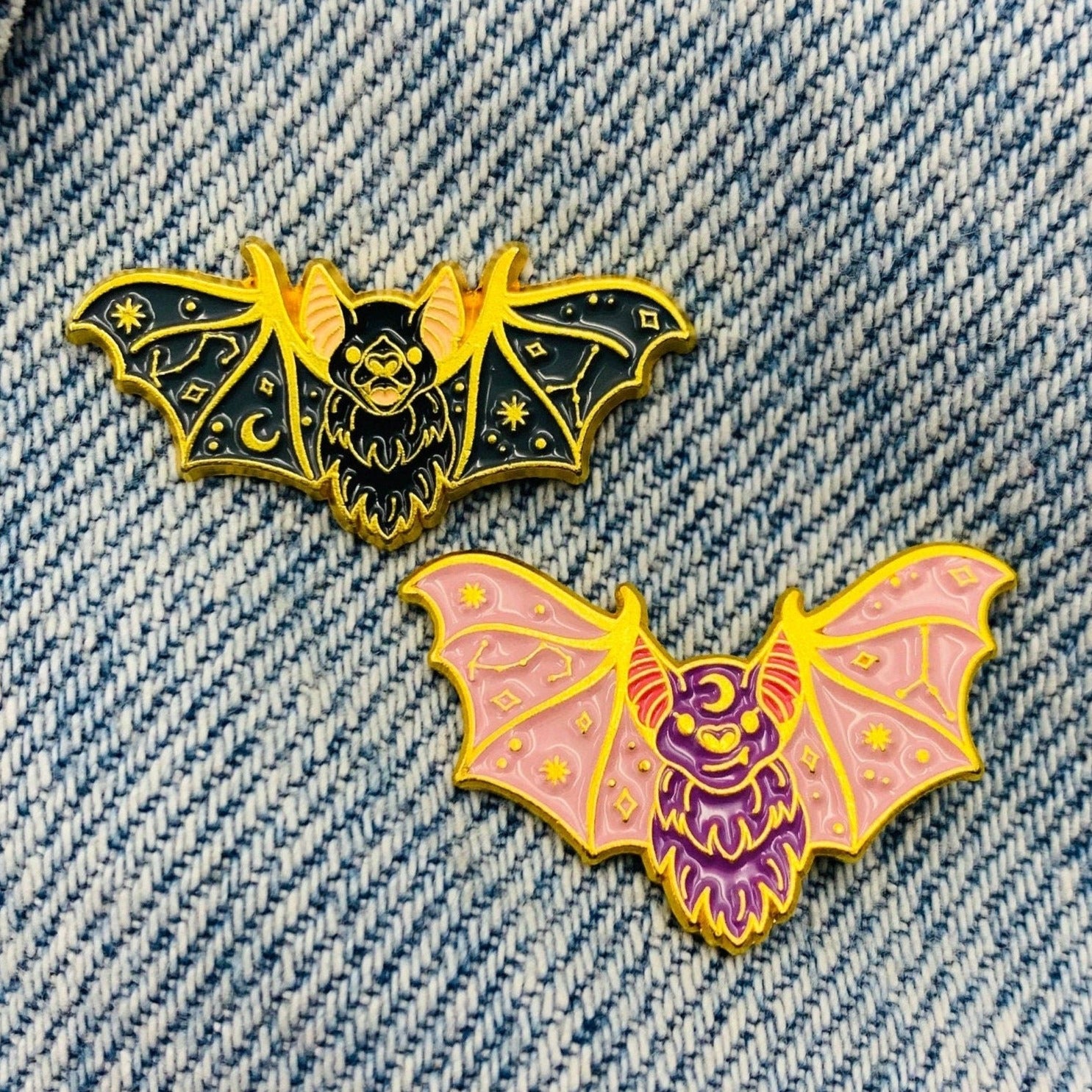 Fledermaus Emaille Pin