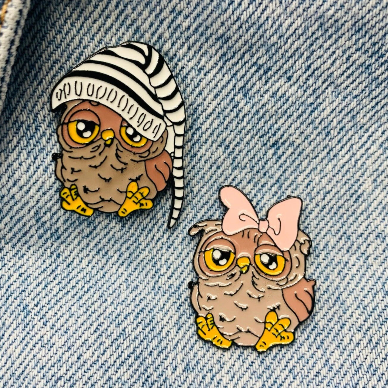 Cute Owl Enamel Pin