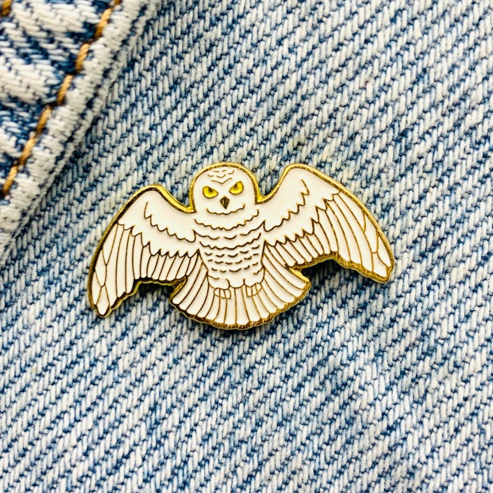 Owl Emaille Pin