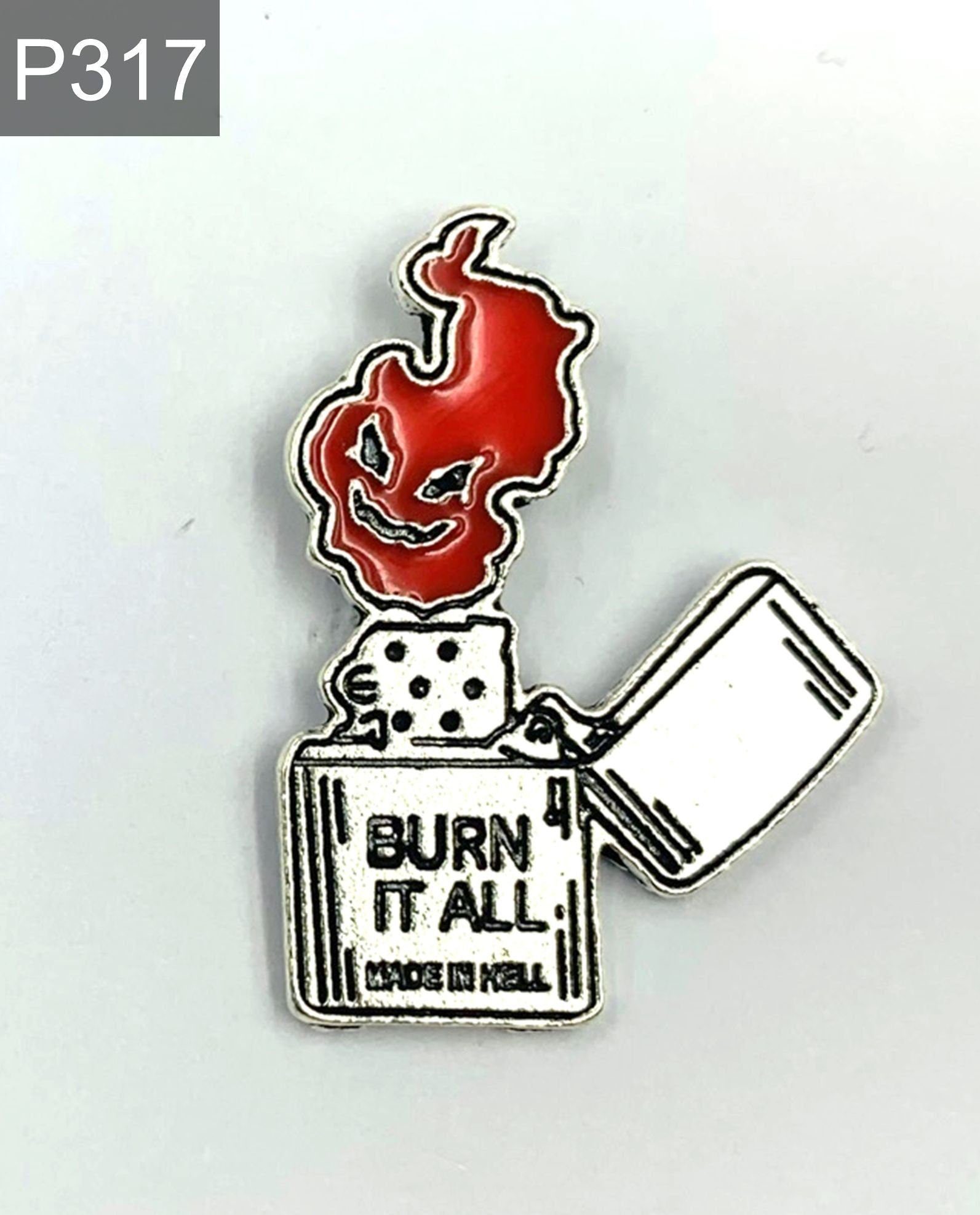 Lighter Enamel Pin