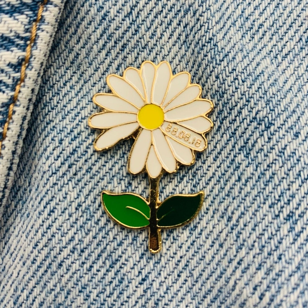 Gänseblümchen Emaille Pin