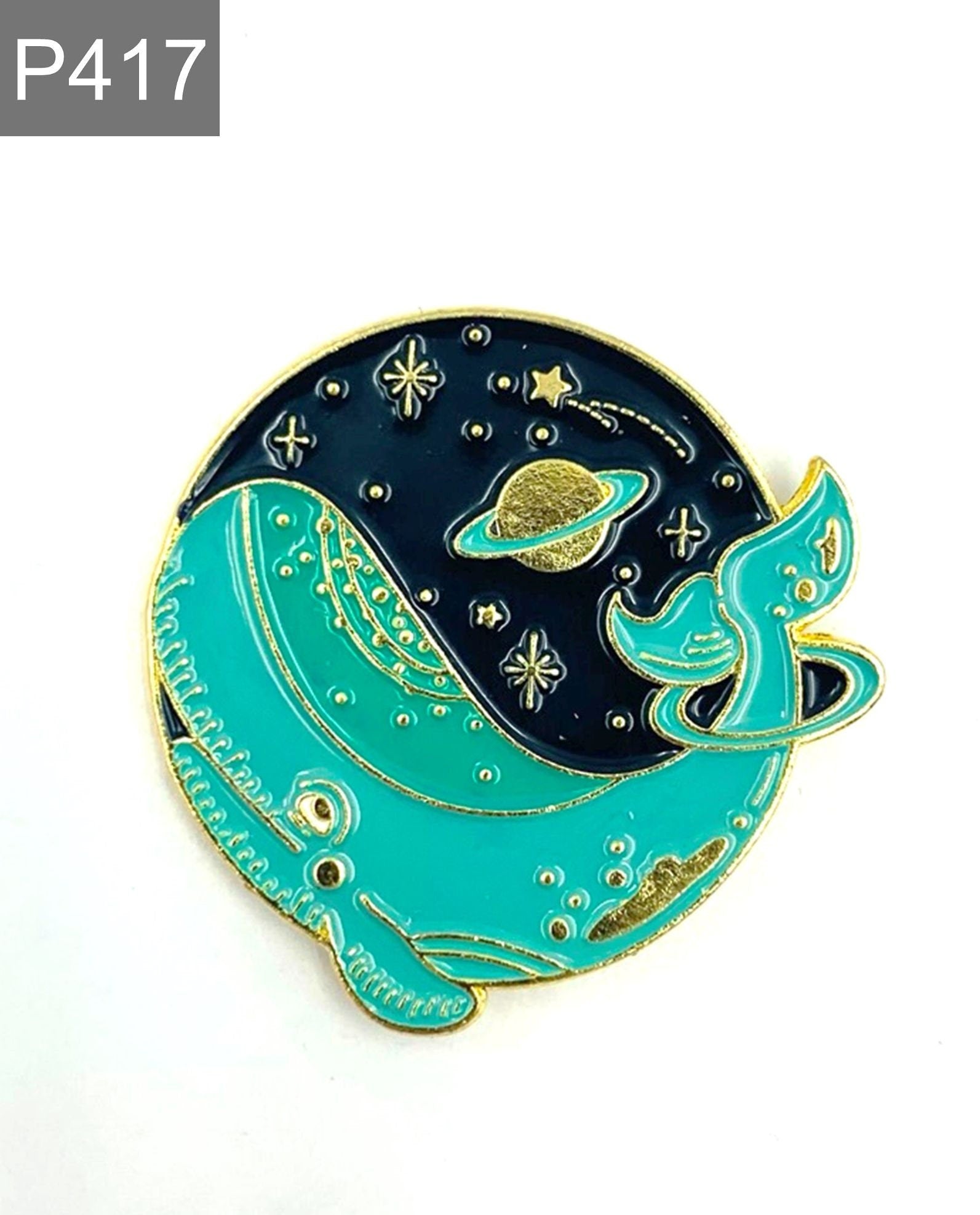 Whale Enamel Pins