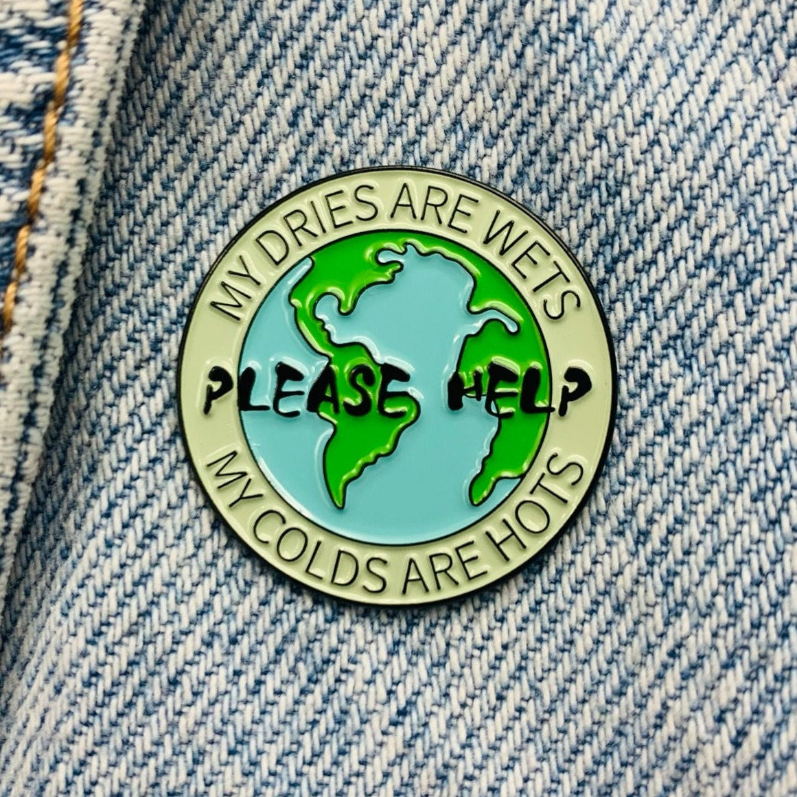 Earth Enamel Pin