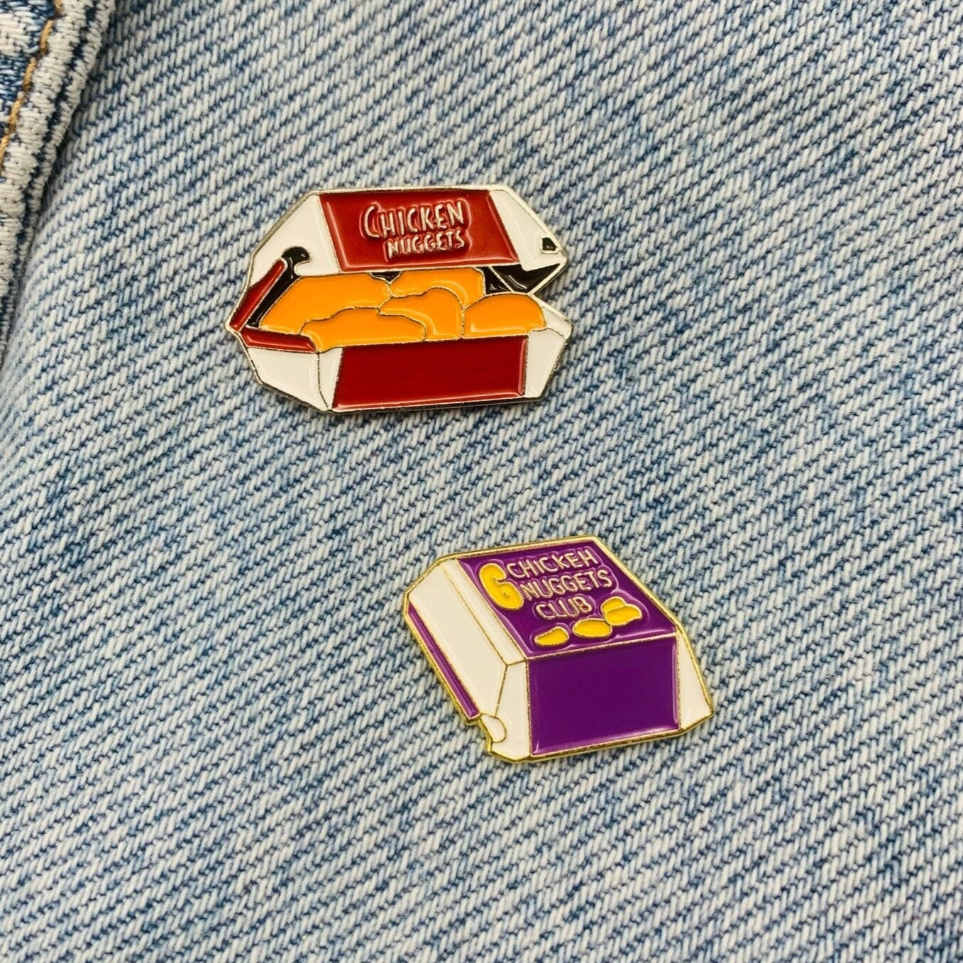 Chicken Nuggets McDonalds Emaille Pins