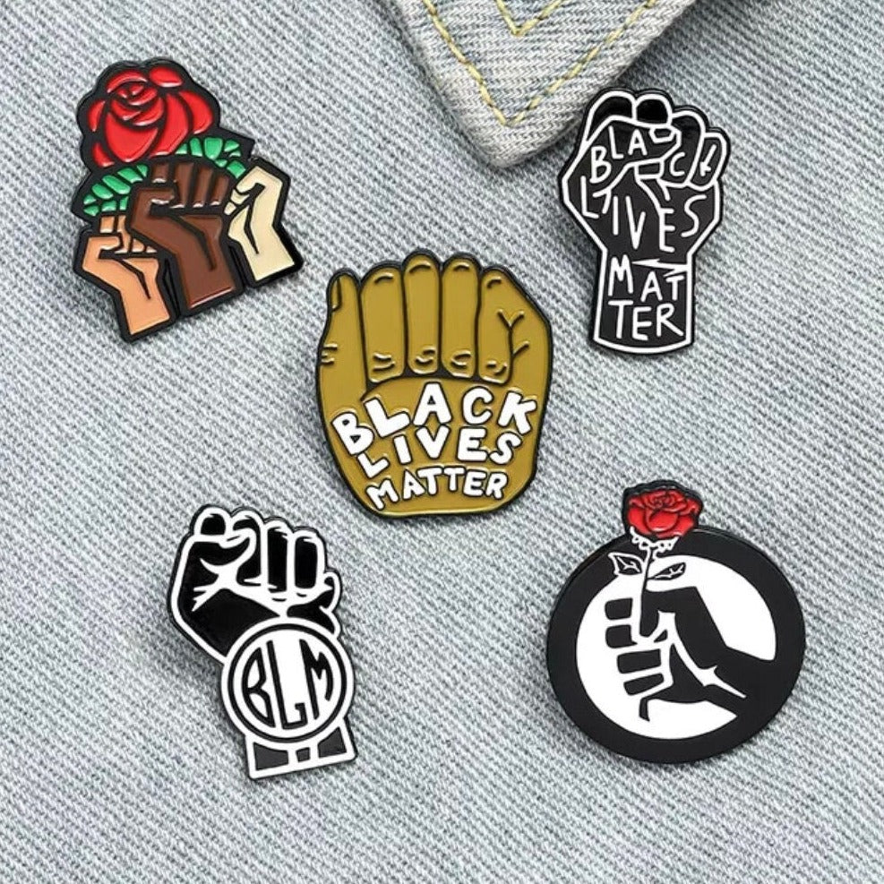 Black Lives Matter Enamel Pin