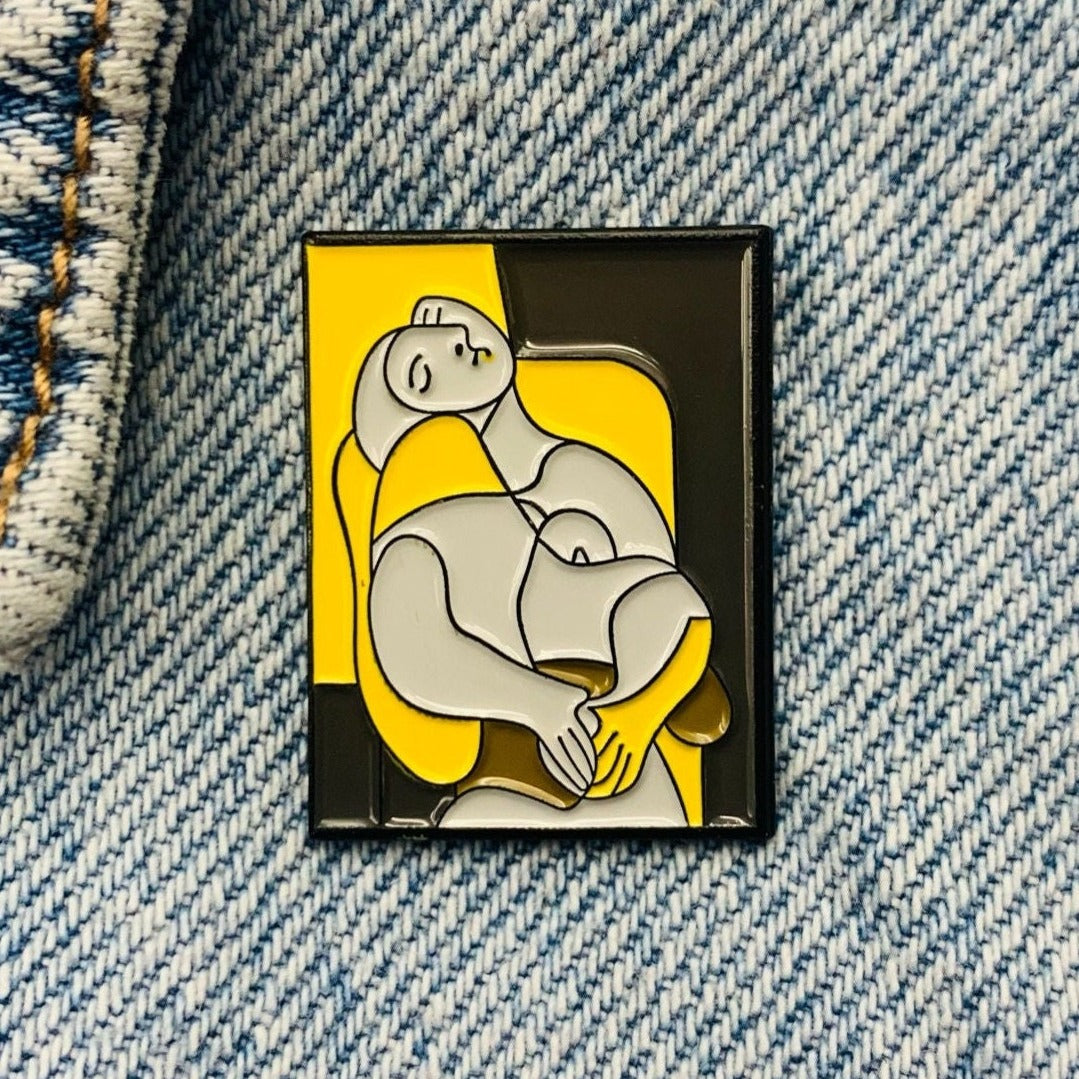 Picasso "Woman in the Red Armchair" Enamel Pin