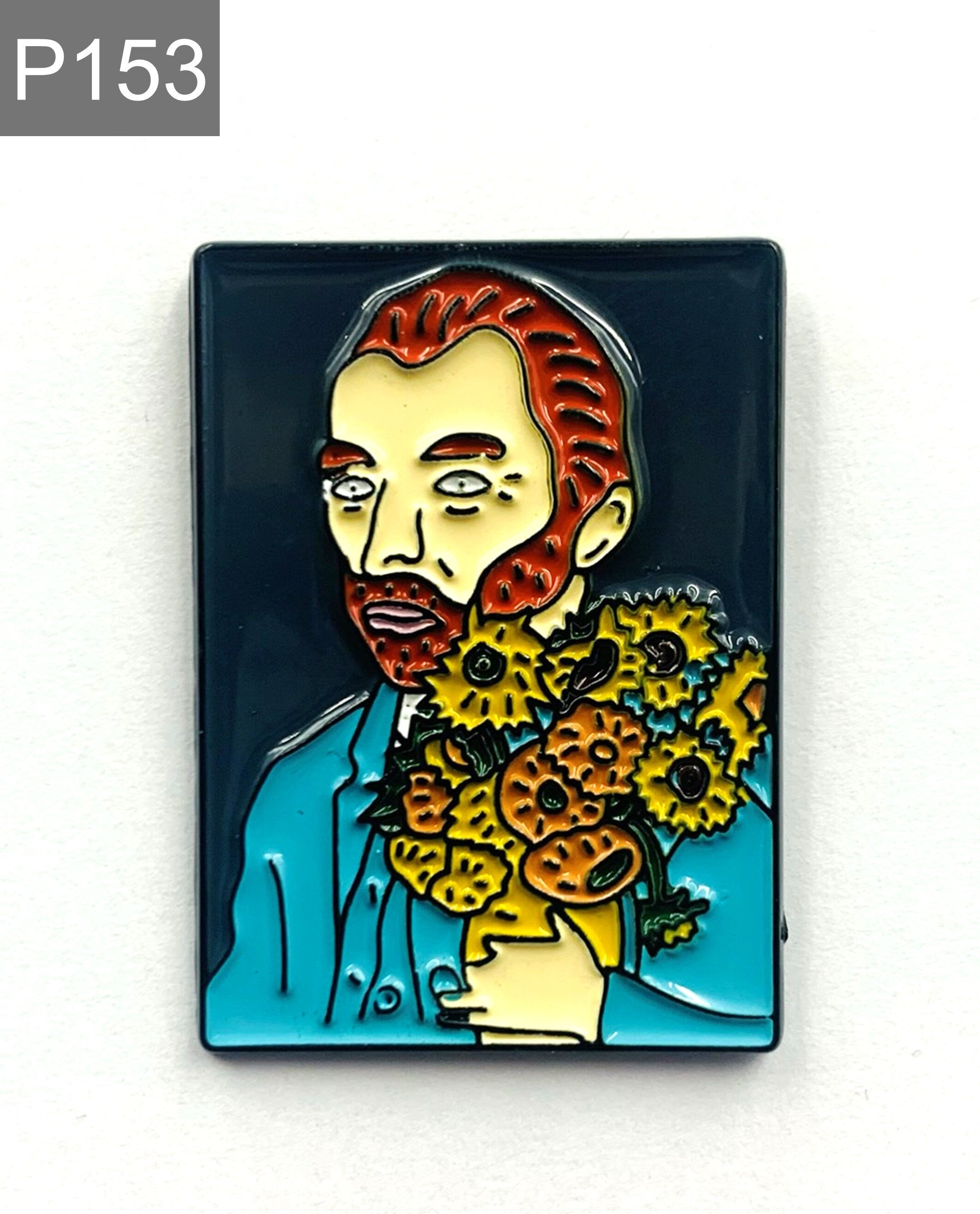 Van Gogh self portrait Enamel Pin