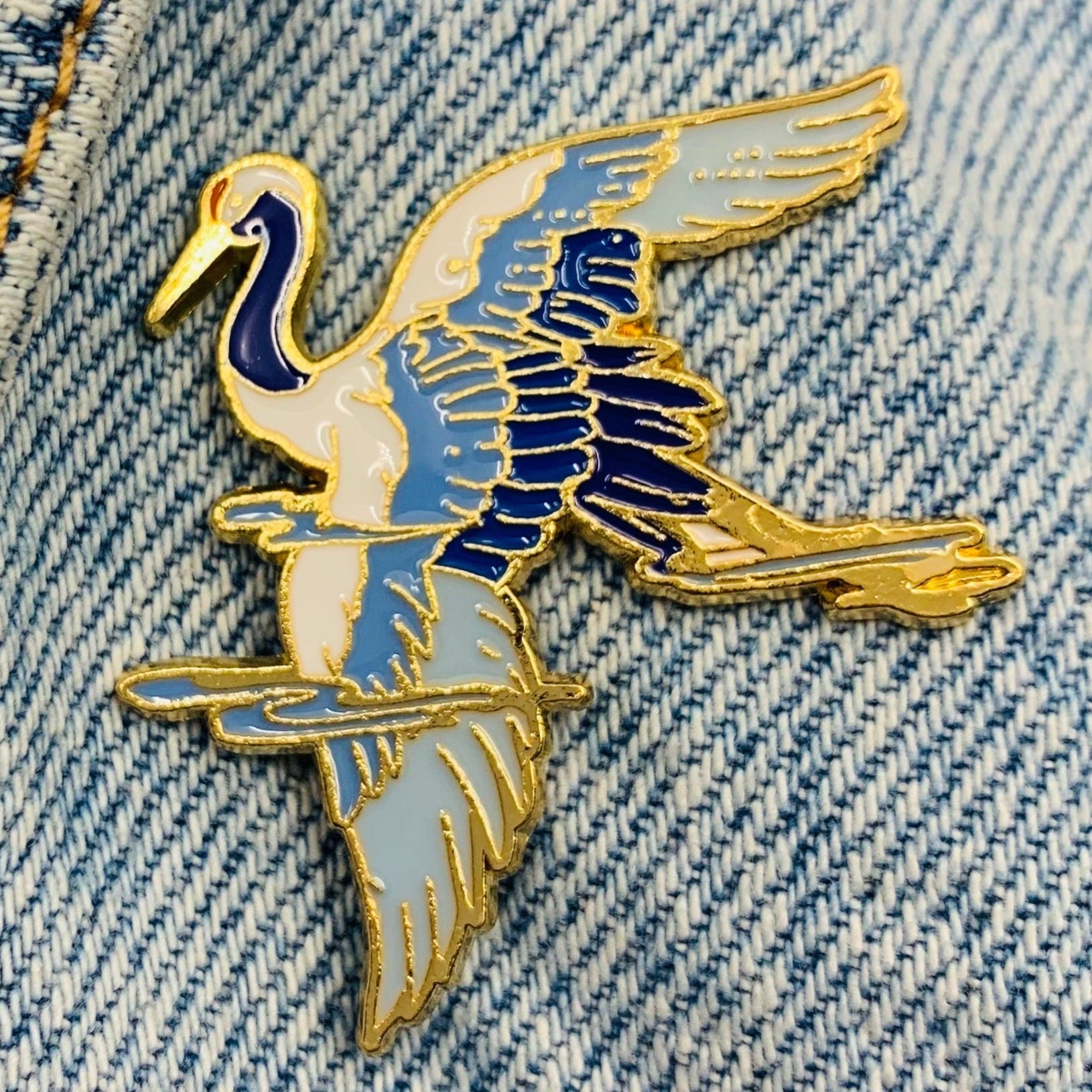 Stork anime Enamel Pin