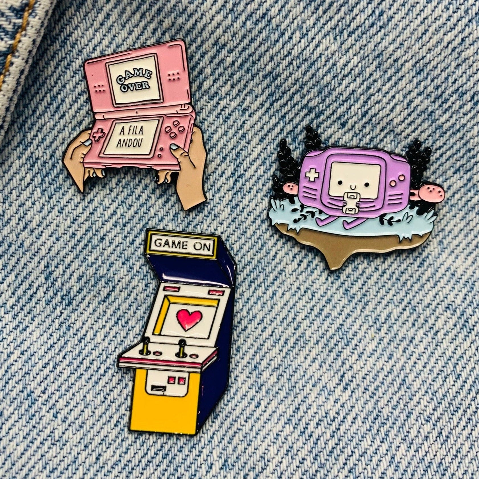 Game Boy Enamel Pin