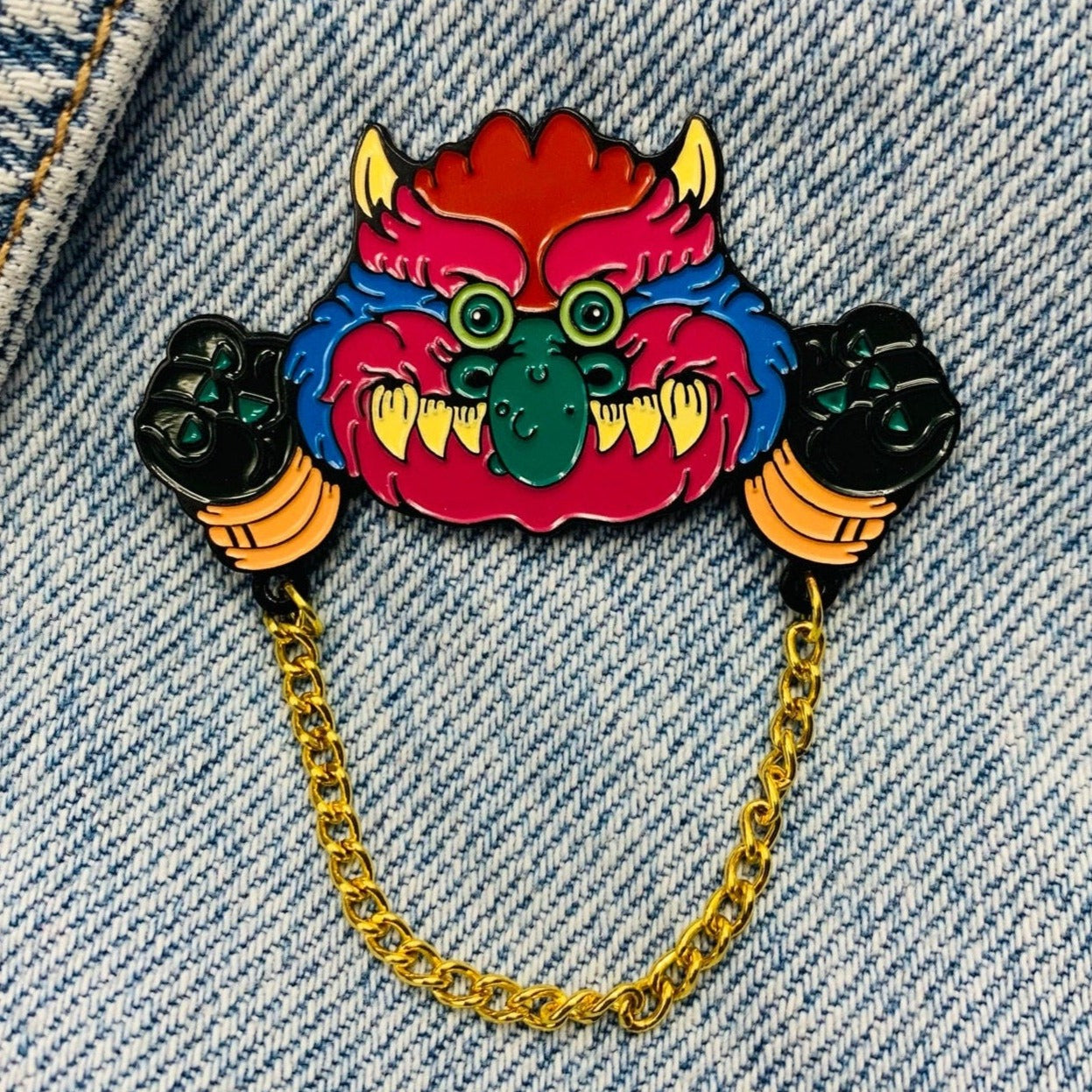 Monster Enamel Pin